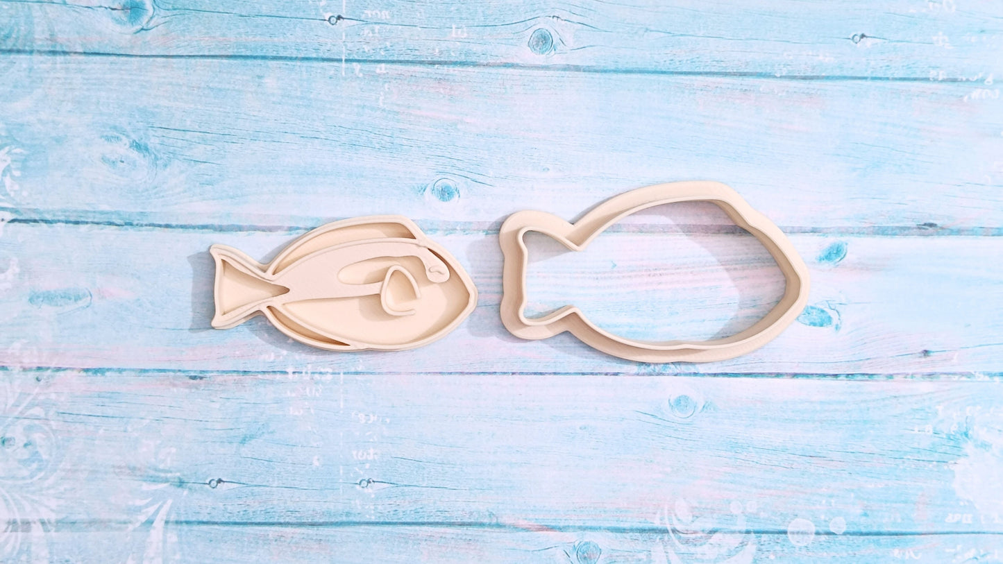 Royal Blue Tang - cookie cutter set