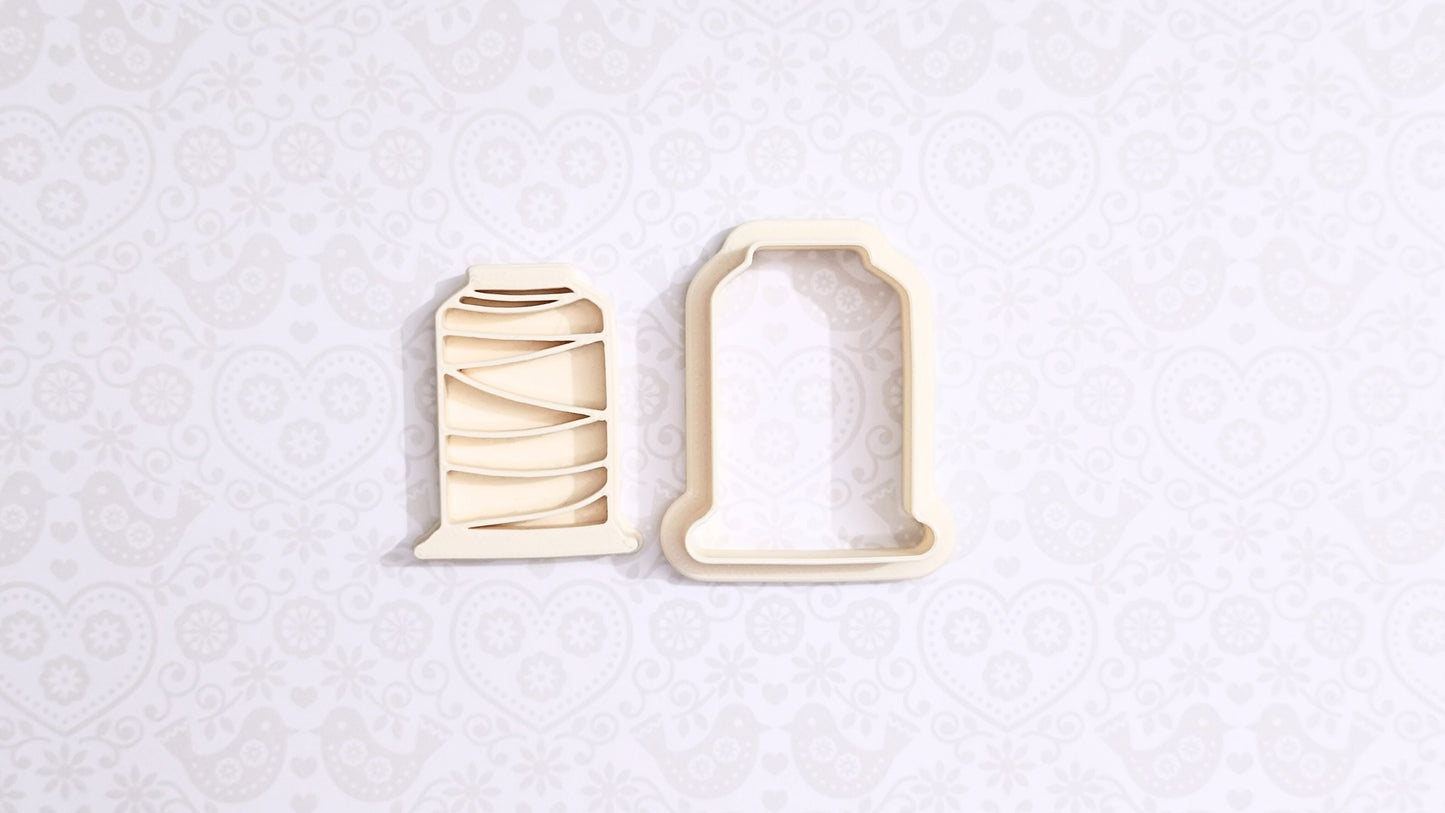 Spool of thread - cookie cutter set