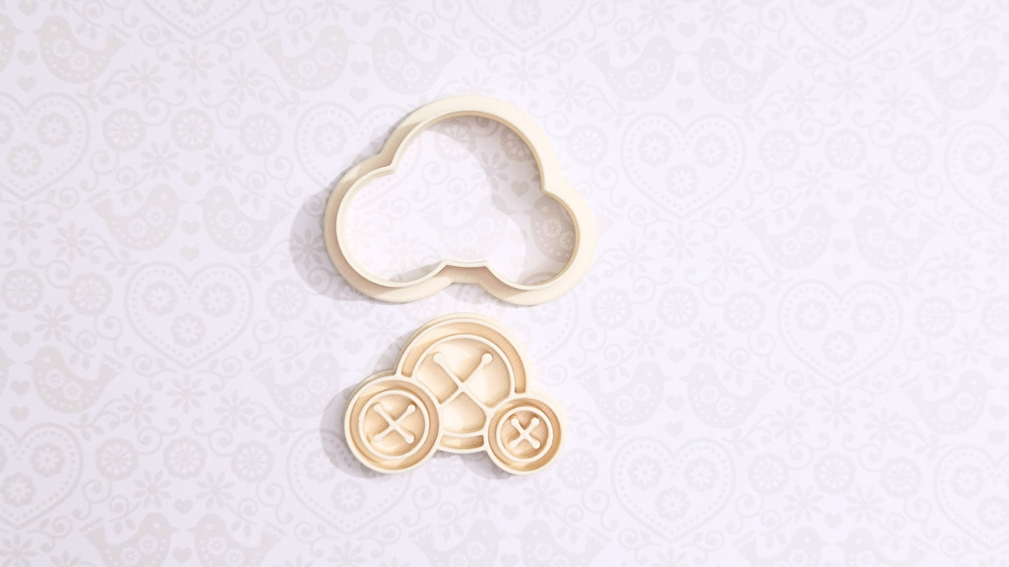 Three buttons - cookie cutter set