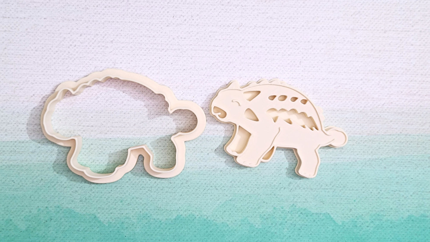 Ankylosaurus - cookie cutter set