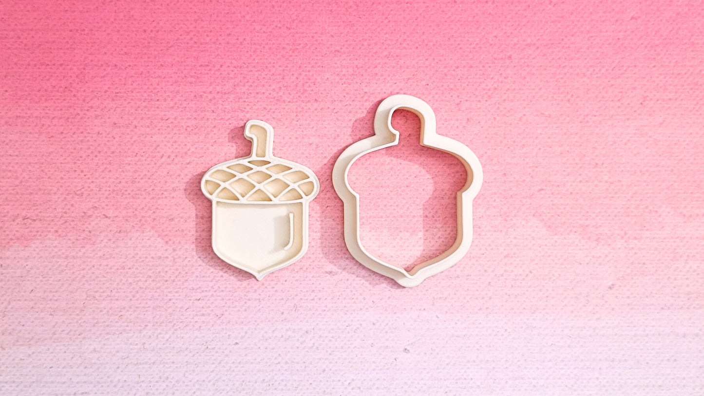 Acorn - cookie cutter set