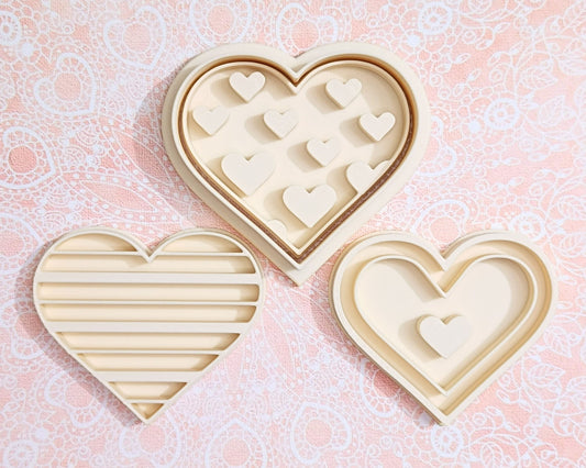 Hearts - cookie cutter set