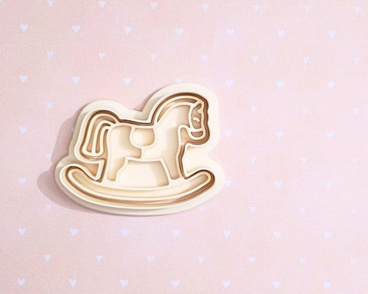 Rocking horse - cookie cutter set