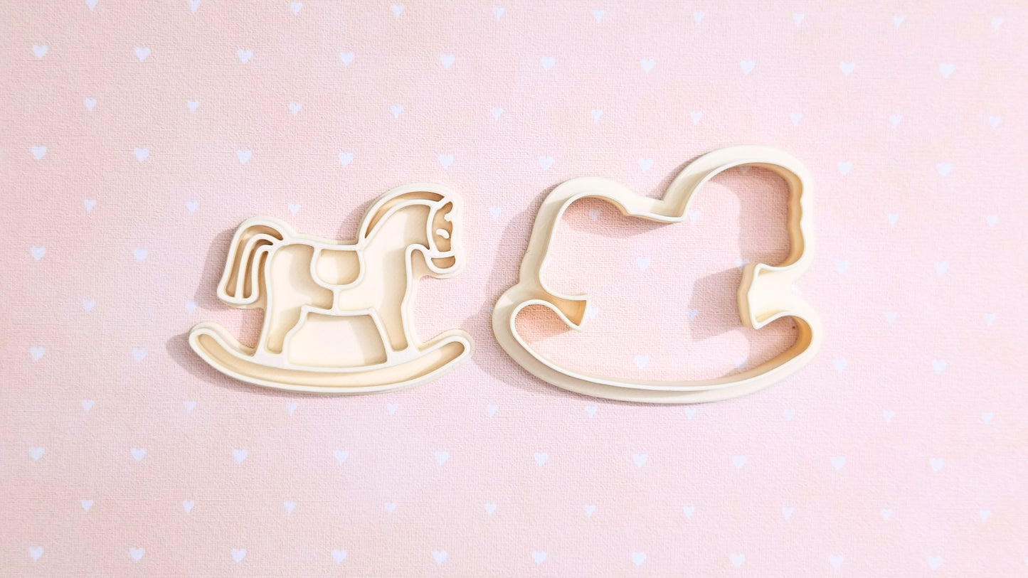 Rocking horse - cookie cutter set