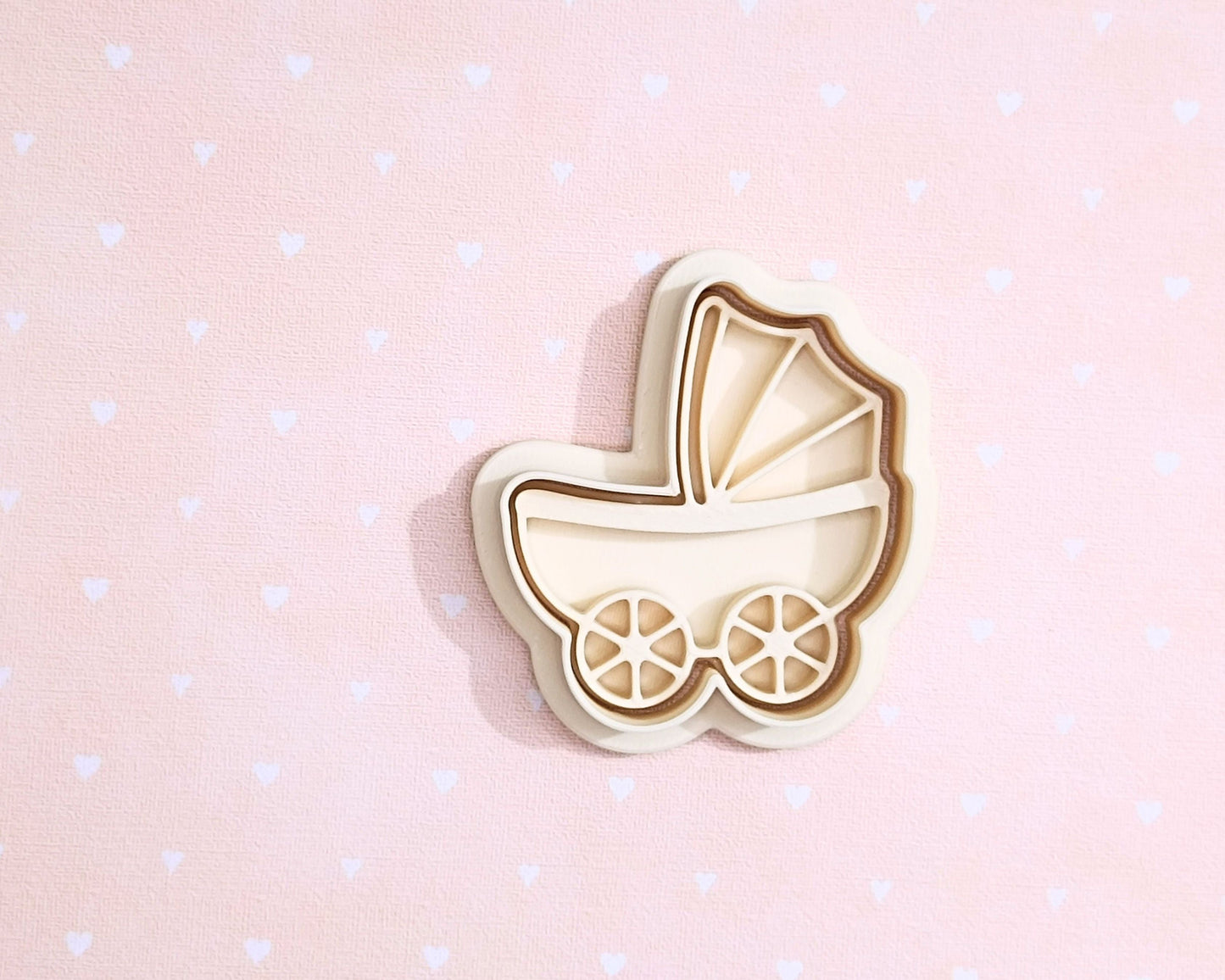 Baby carriage - cookie cutter set