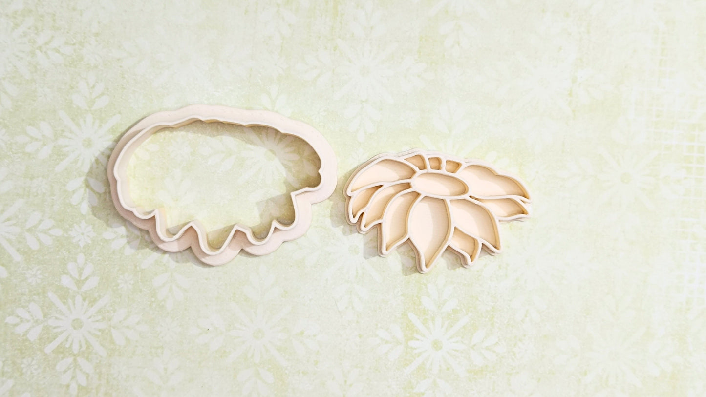 Sunflower - cookie cutter set