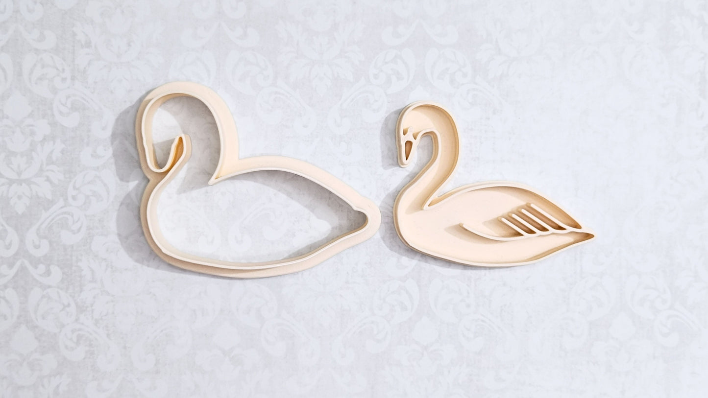 Swan - coocike cutter set