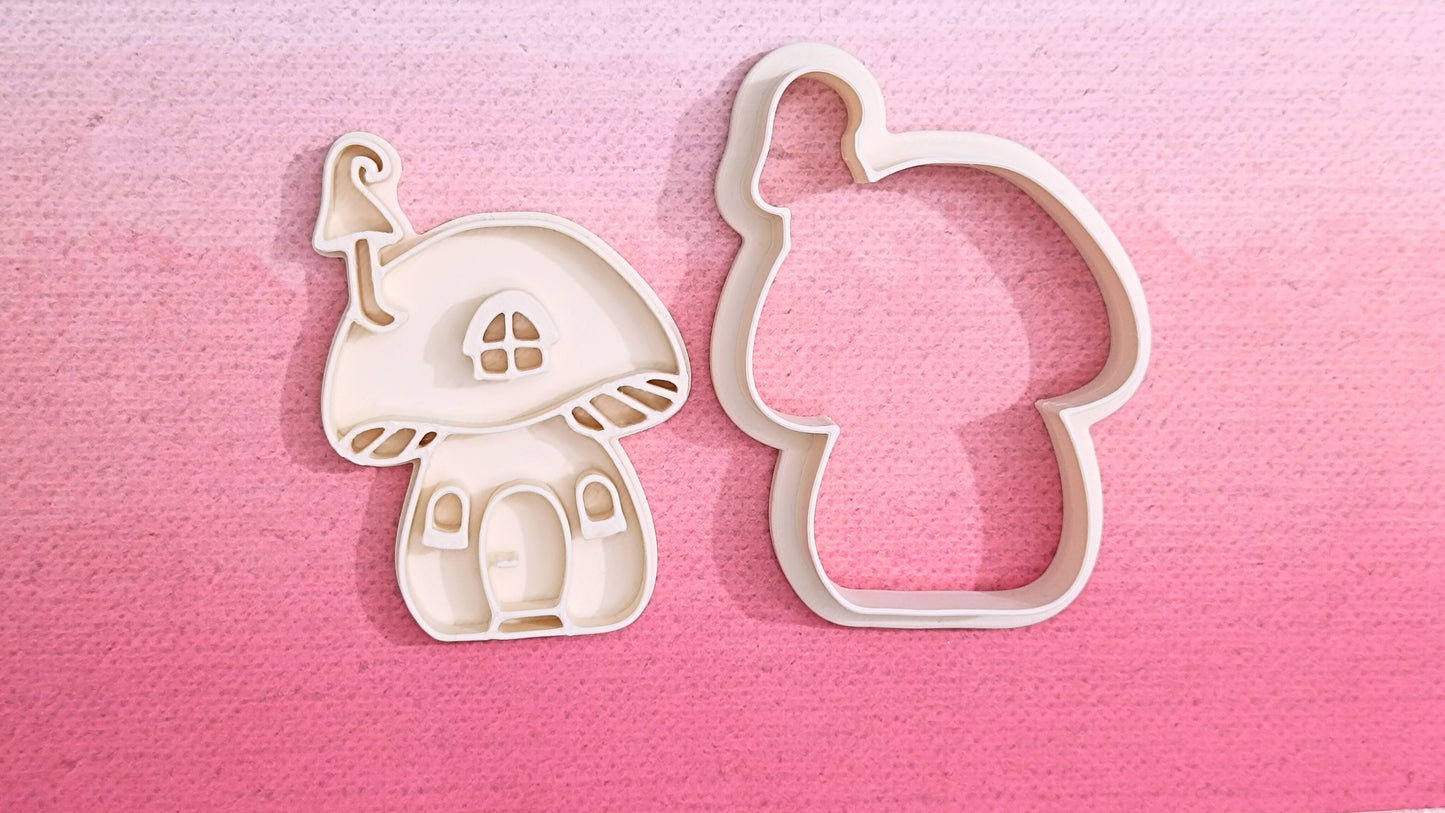 Mushroom house - cookie cutter set