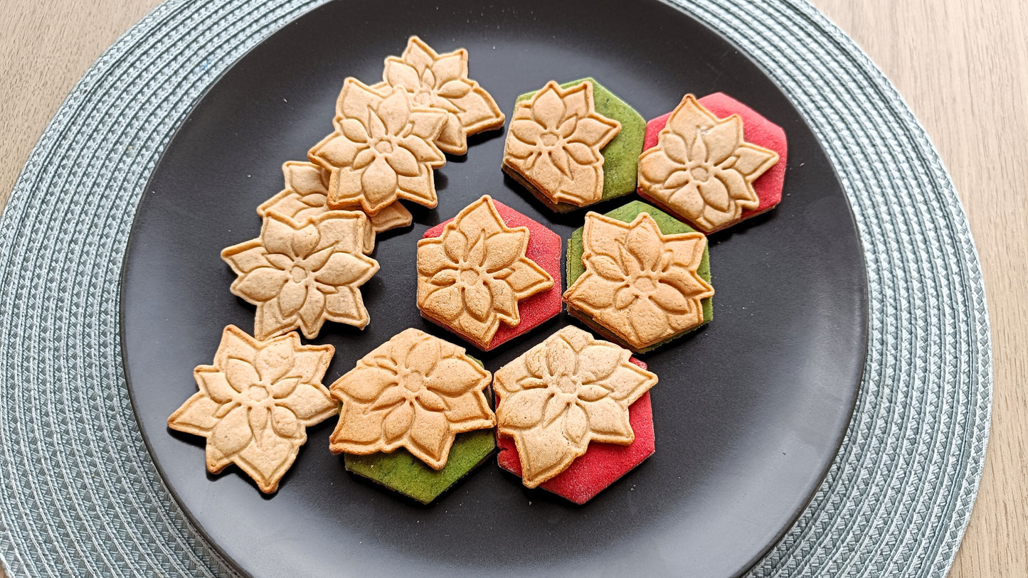 Poinsettia - cookie cutter set