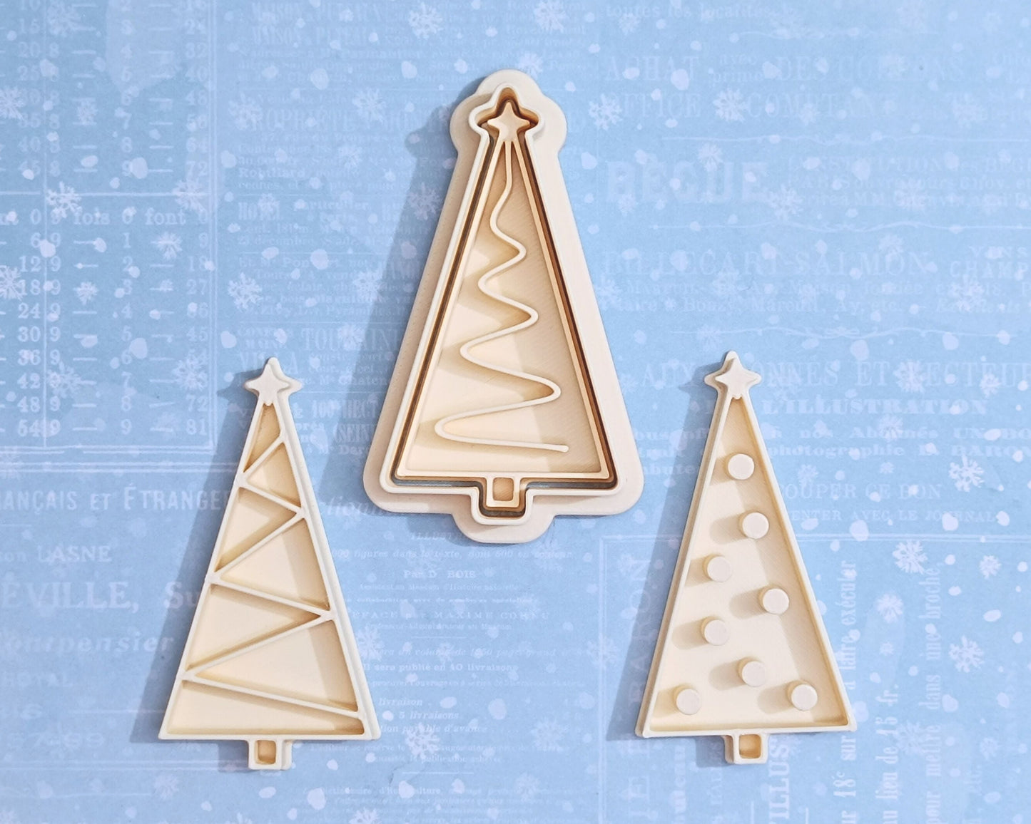 Christmas trees - cookie cutter set