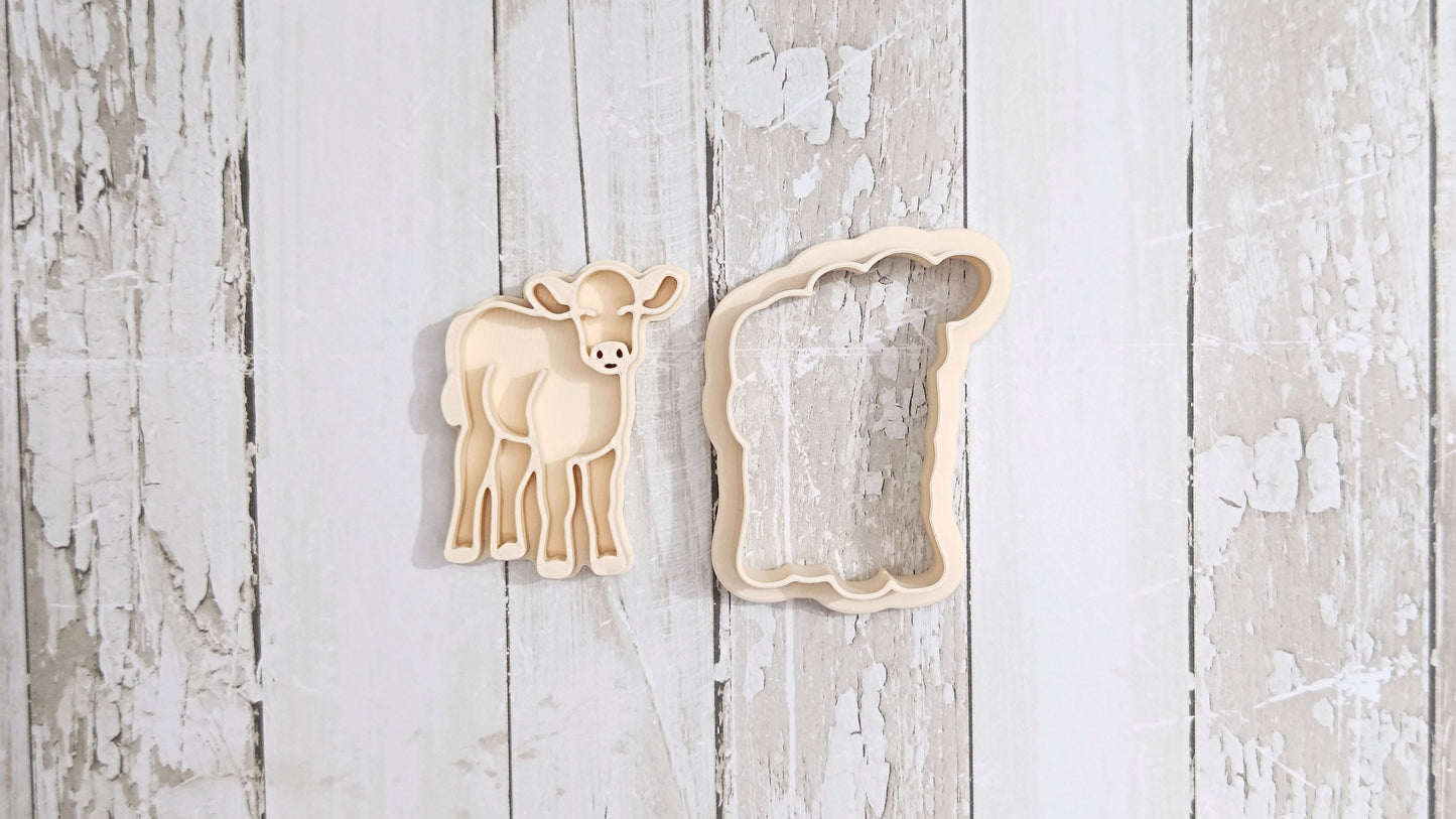 Baby Cow - cookie cutter set