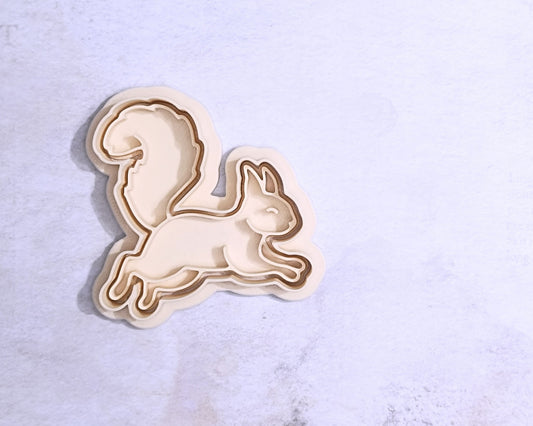 Squirrel, running - cookie cutter set