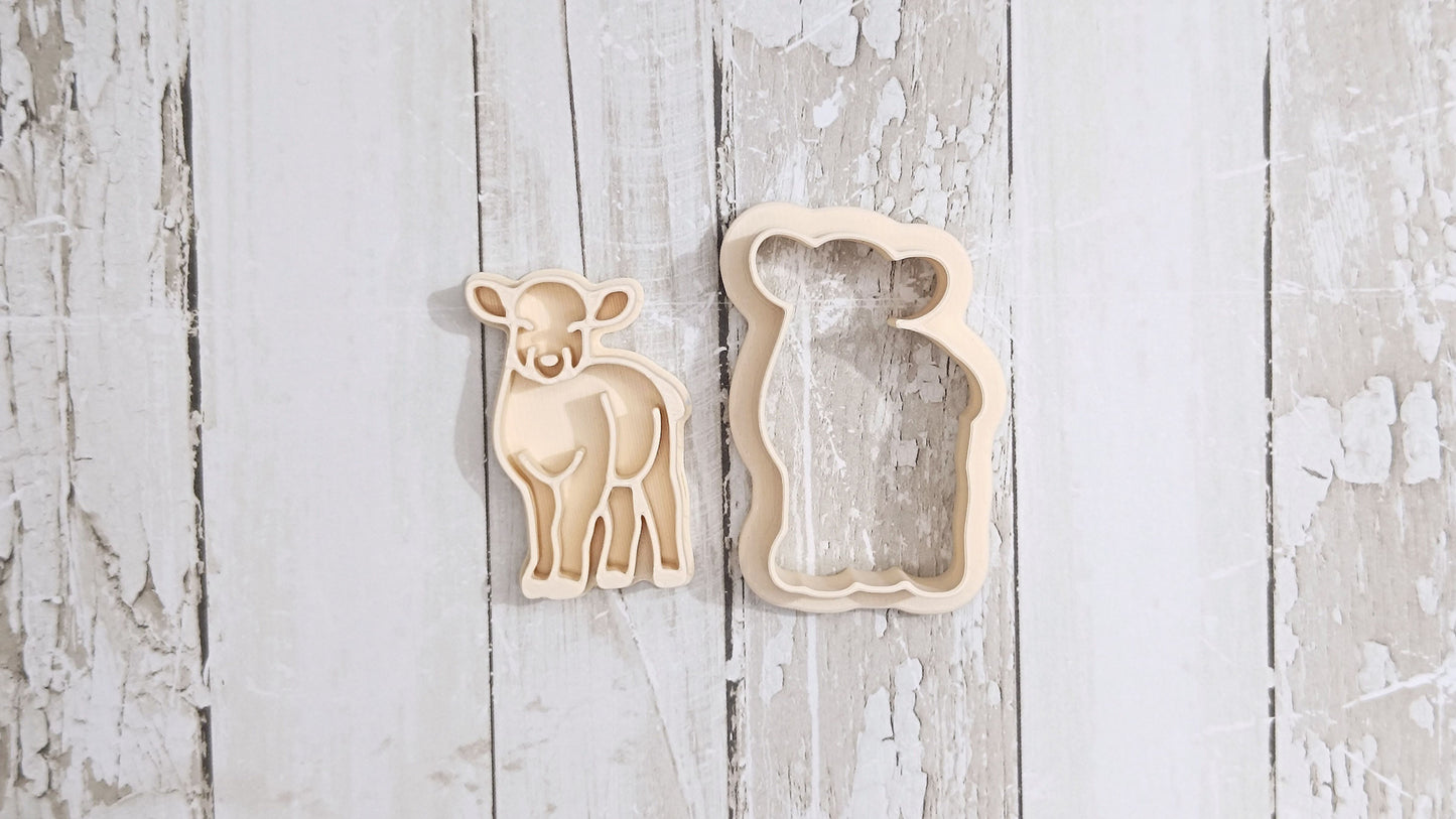 Baby Sheep - cookie cutter set