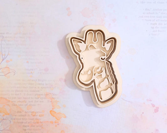 Giraffe head - cookie cutter set