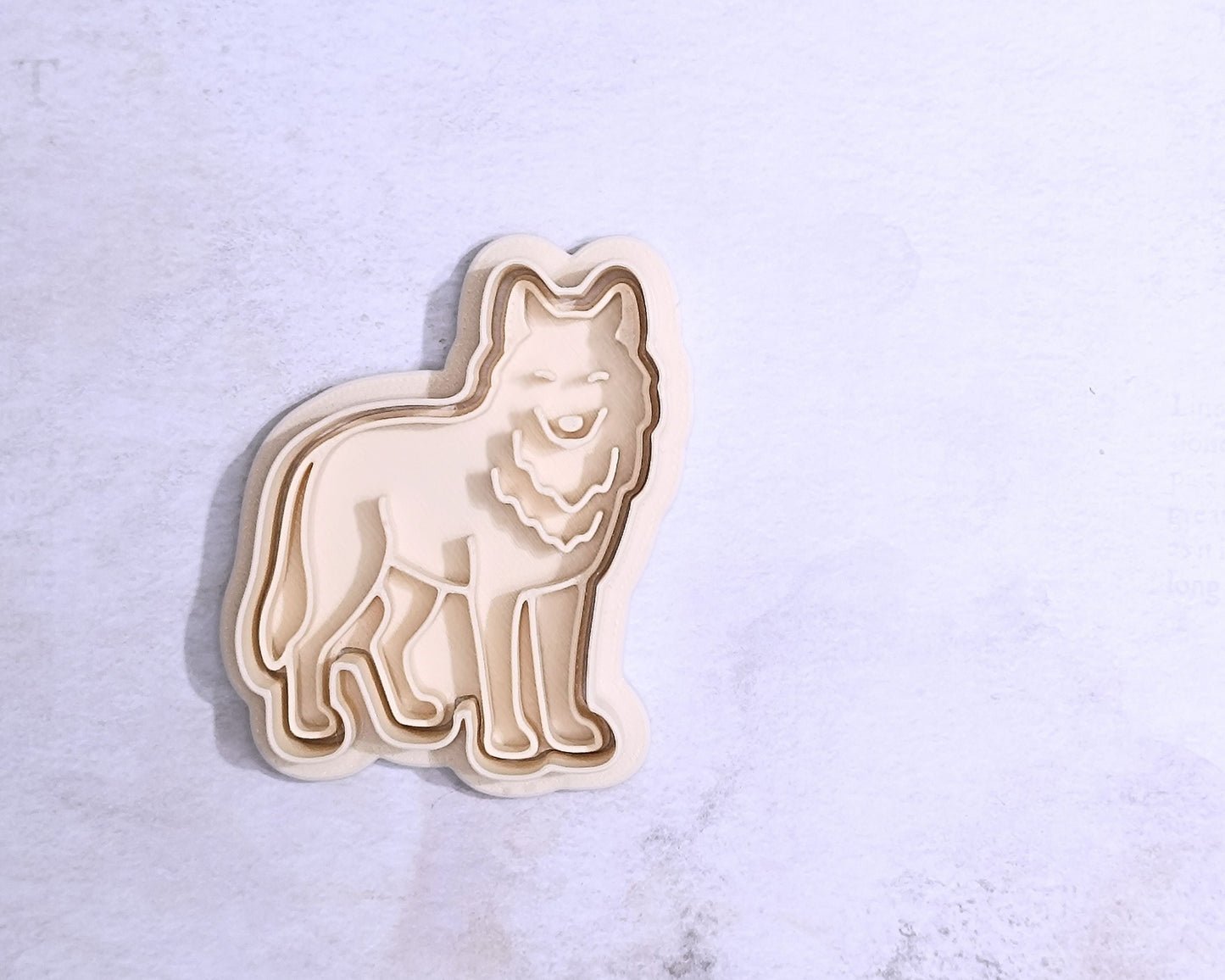 Wolf, standing - cookie cutter set