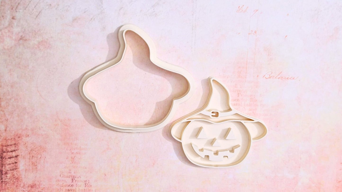 Pumpkin with hat- cookie cutter set