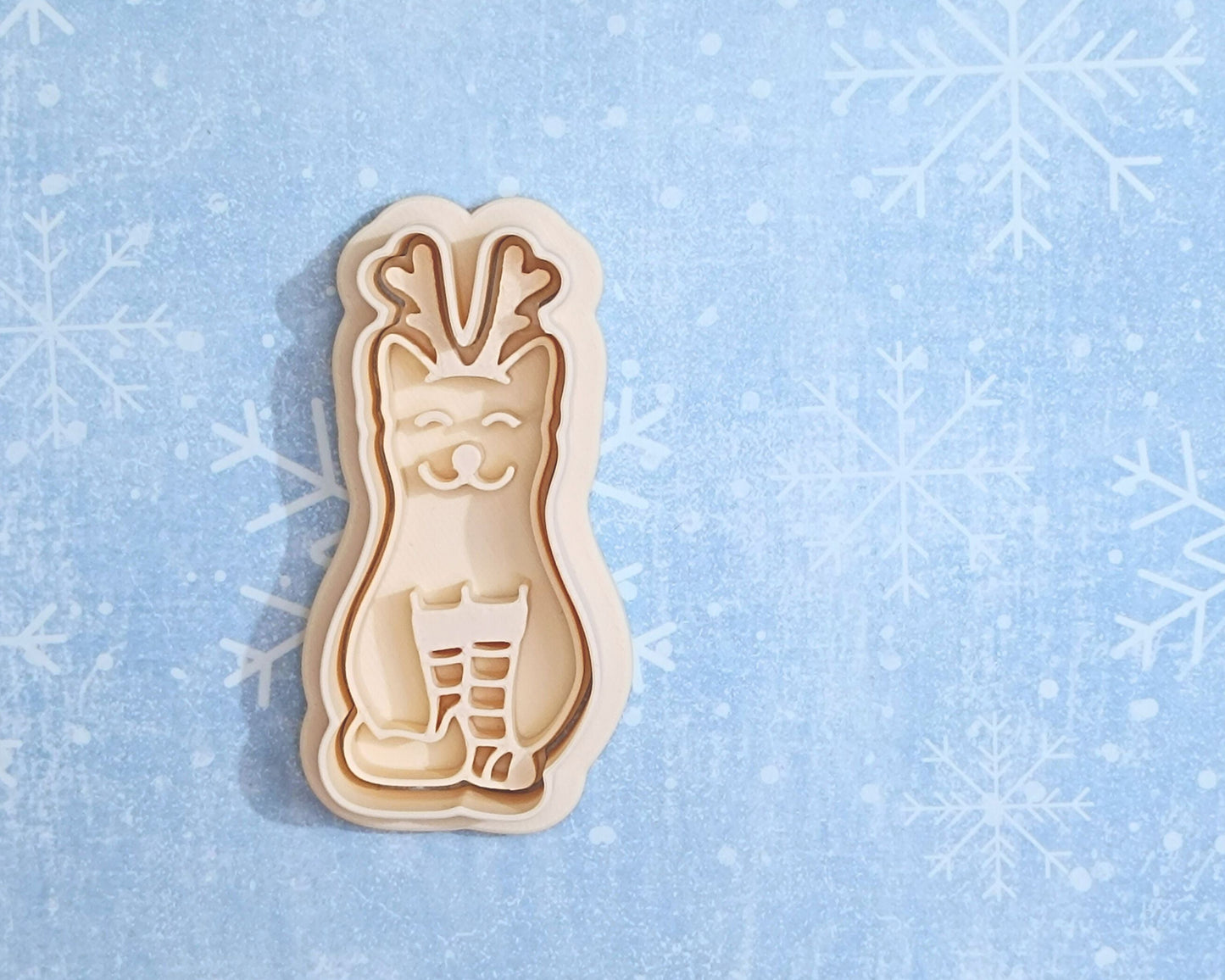 Christmas cat - cookie cutter set