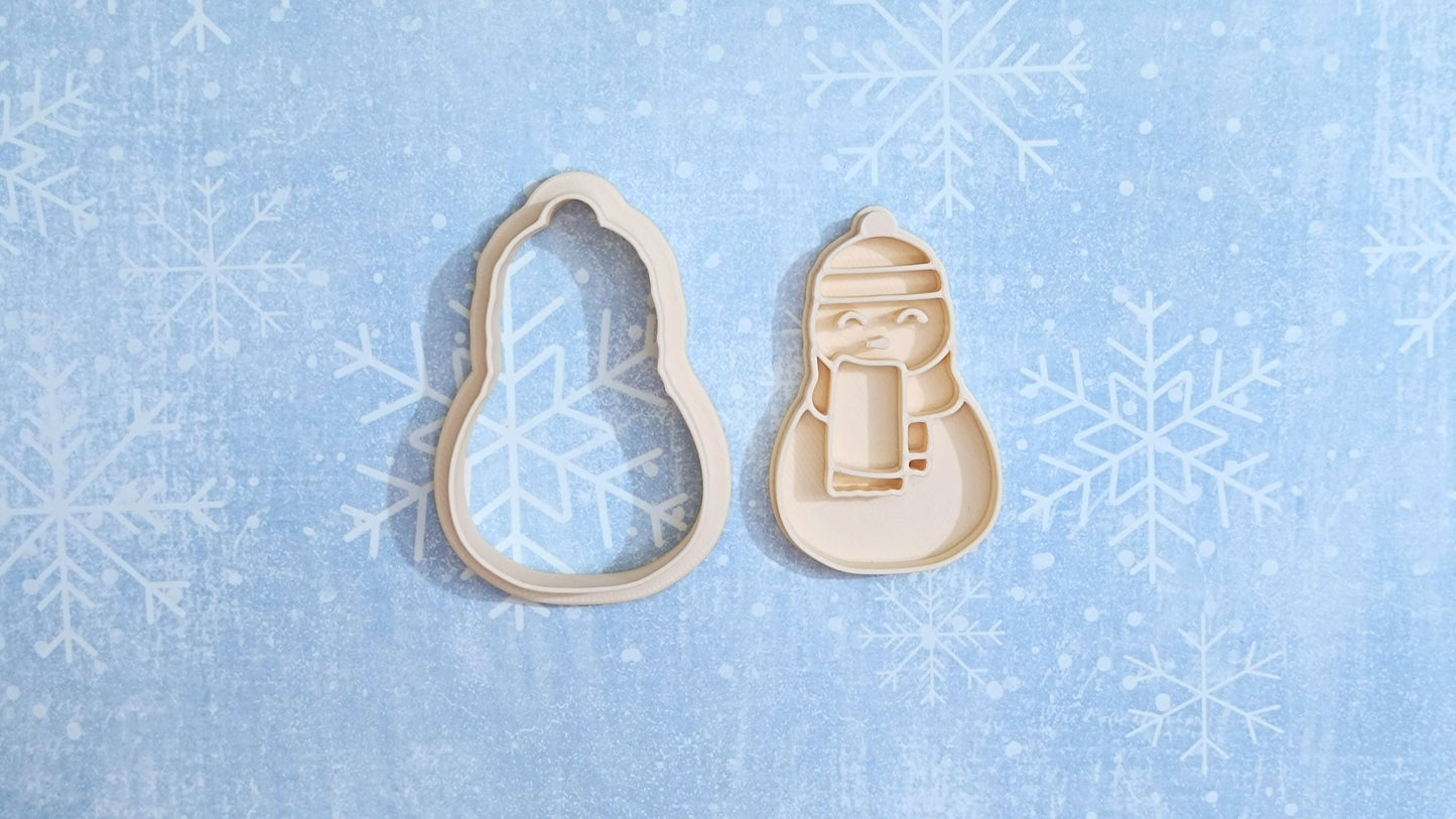 Snowman - cookie cutter set