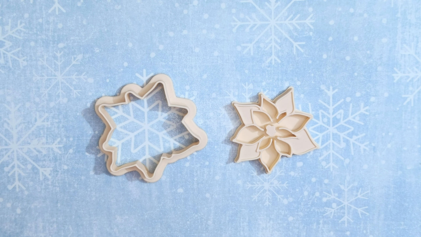 Poinsettia - cookie cutter set