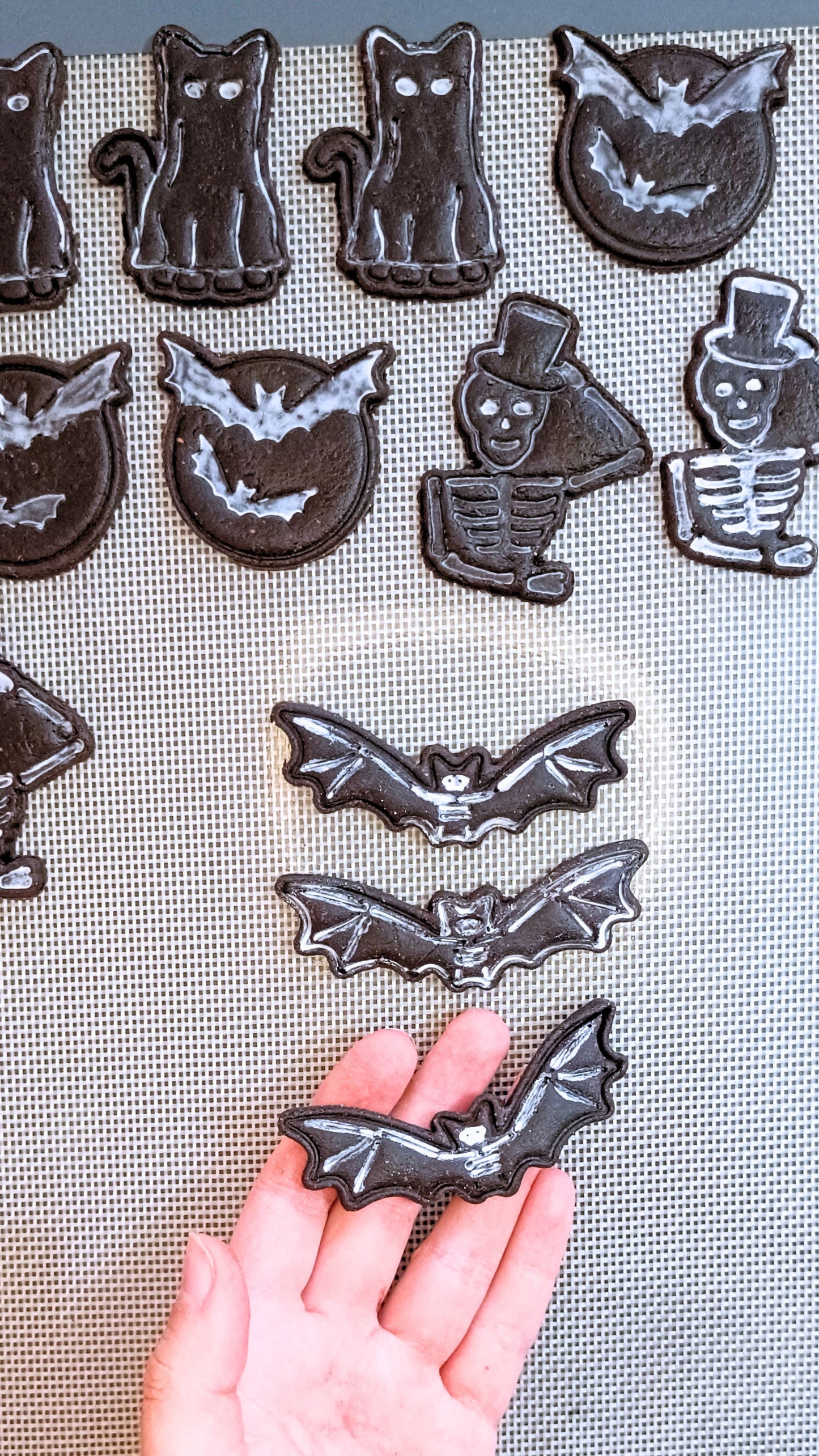 Bat skeleton - cookie cutter set