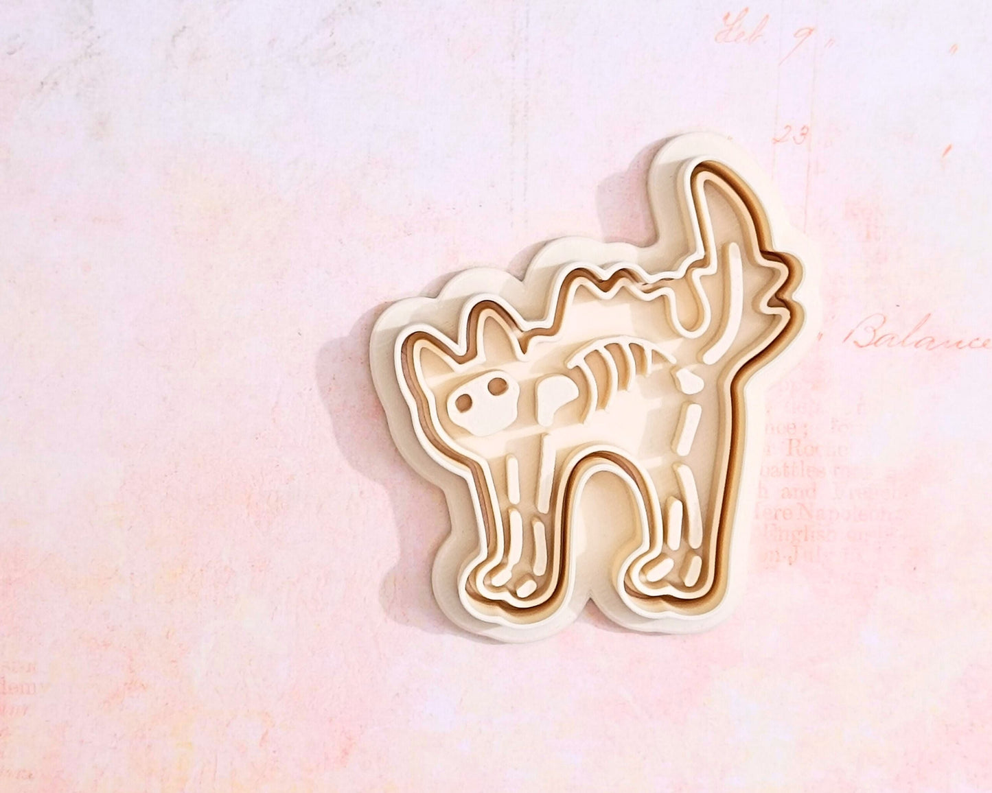 Cat skeleton - cookie cutter set