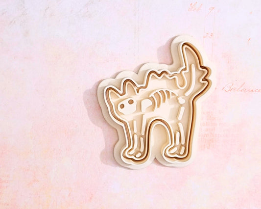 Cat skeleton - cookie cutter set