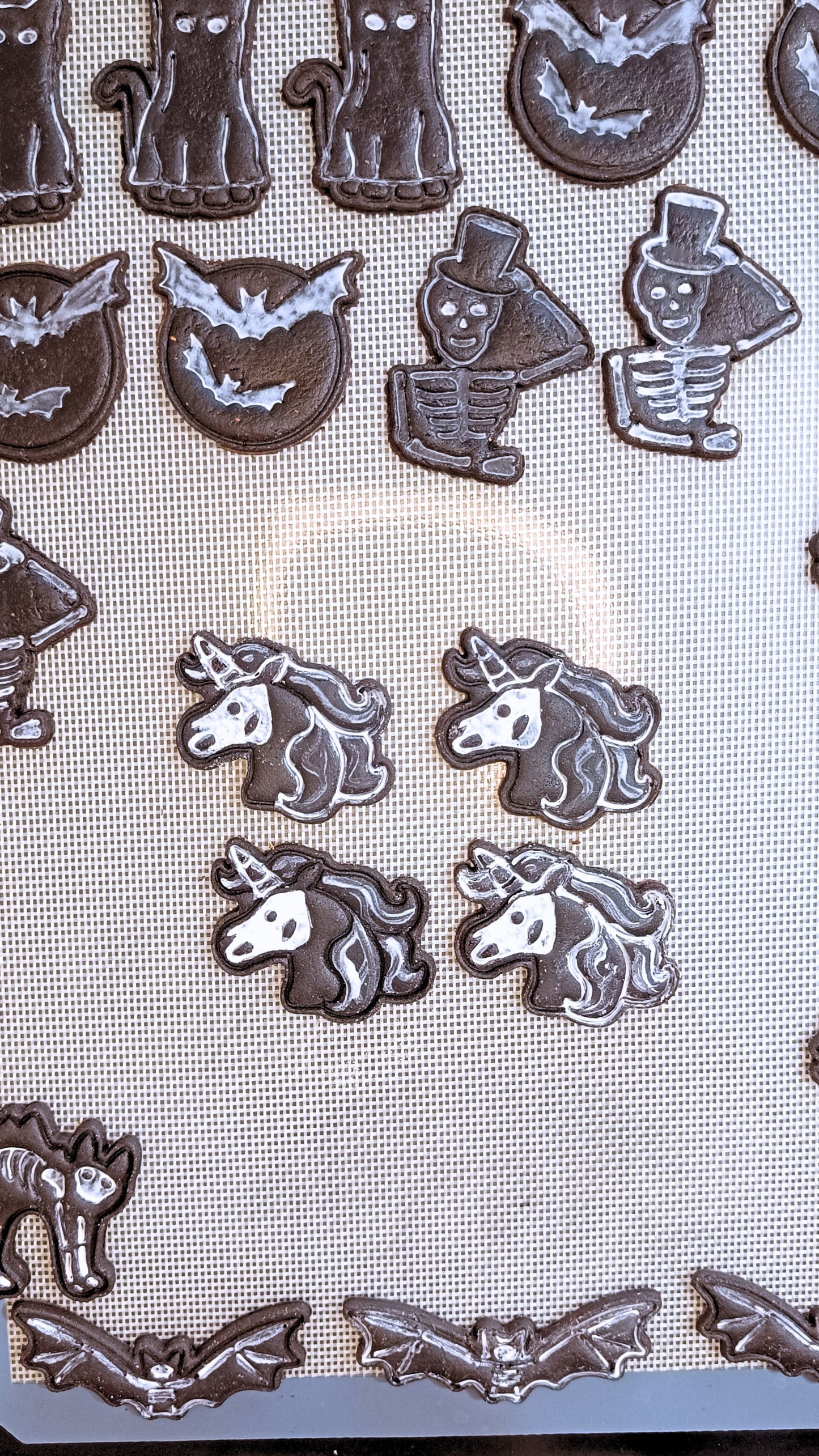 Unicorn skull - cookie cutter set