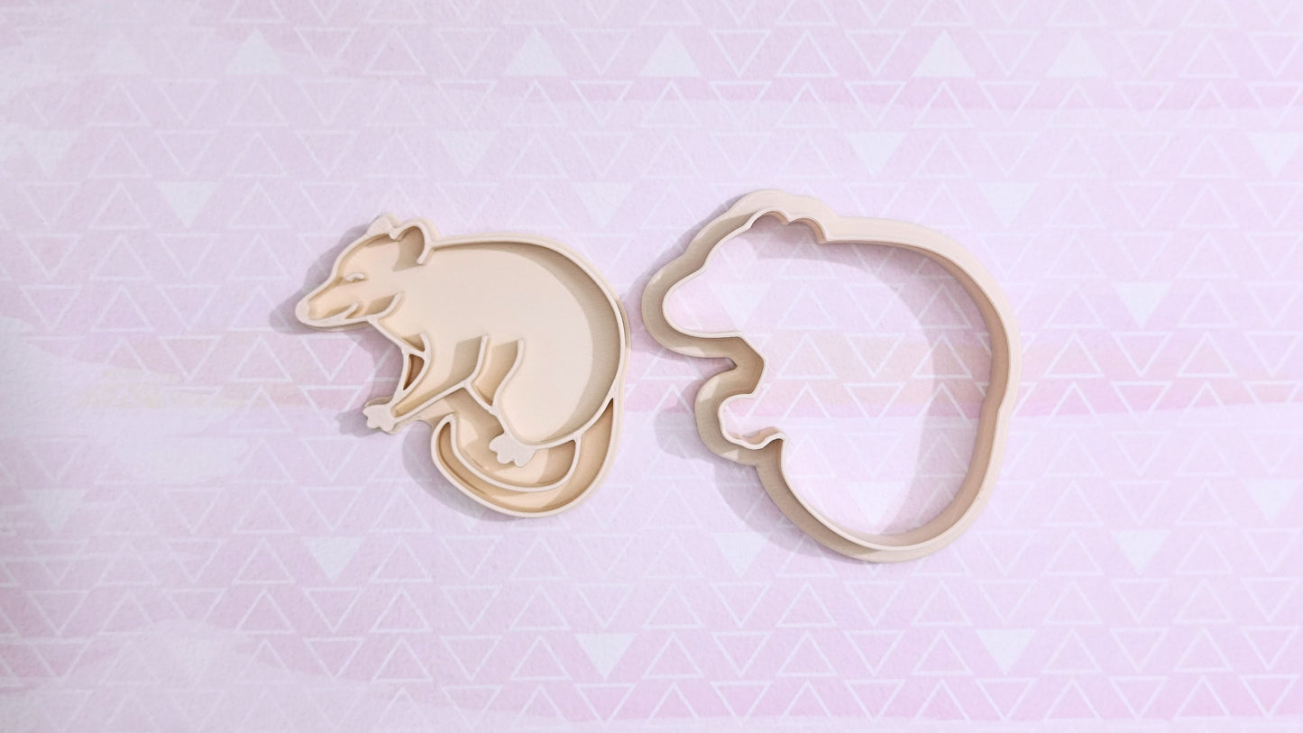 Opossum - cookie cutter set