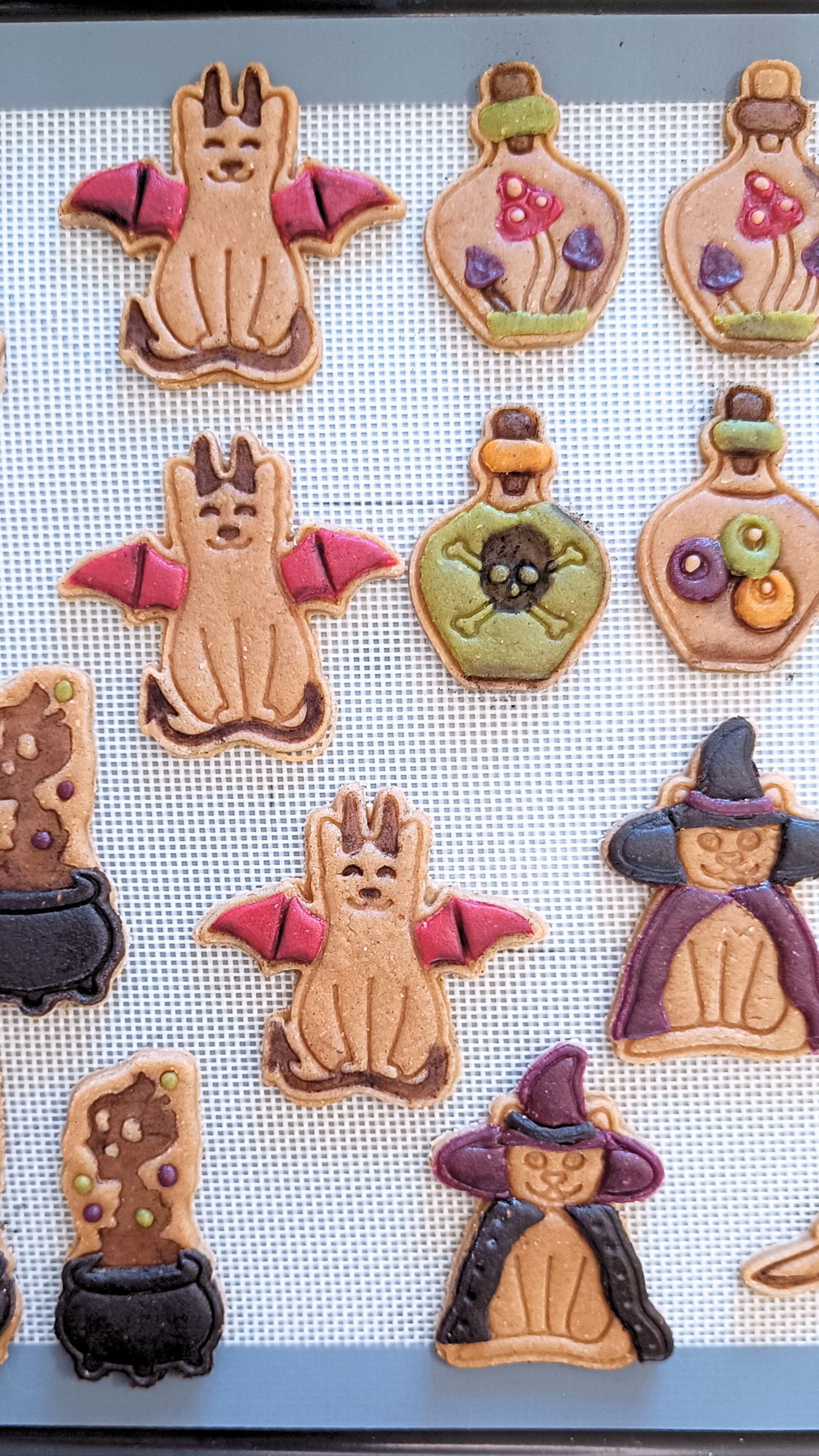 Cat in costume, demon  - cookie cutter set