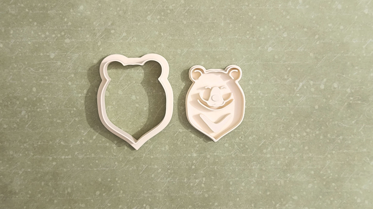 Asian black bear - cookie cutter set