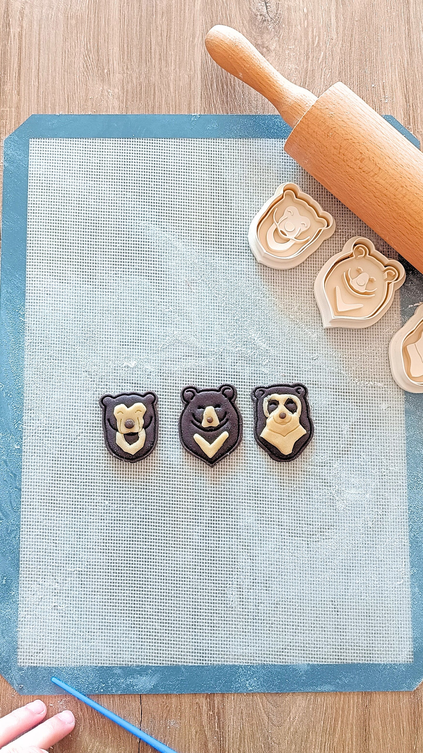 Sun bear - cookie cutter set