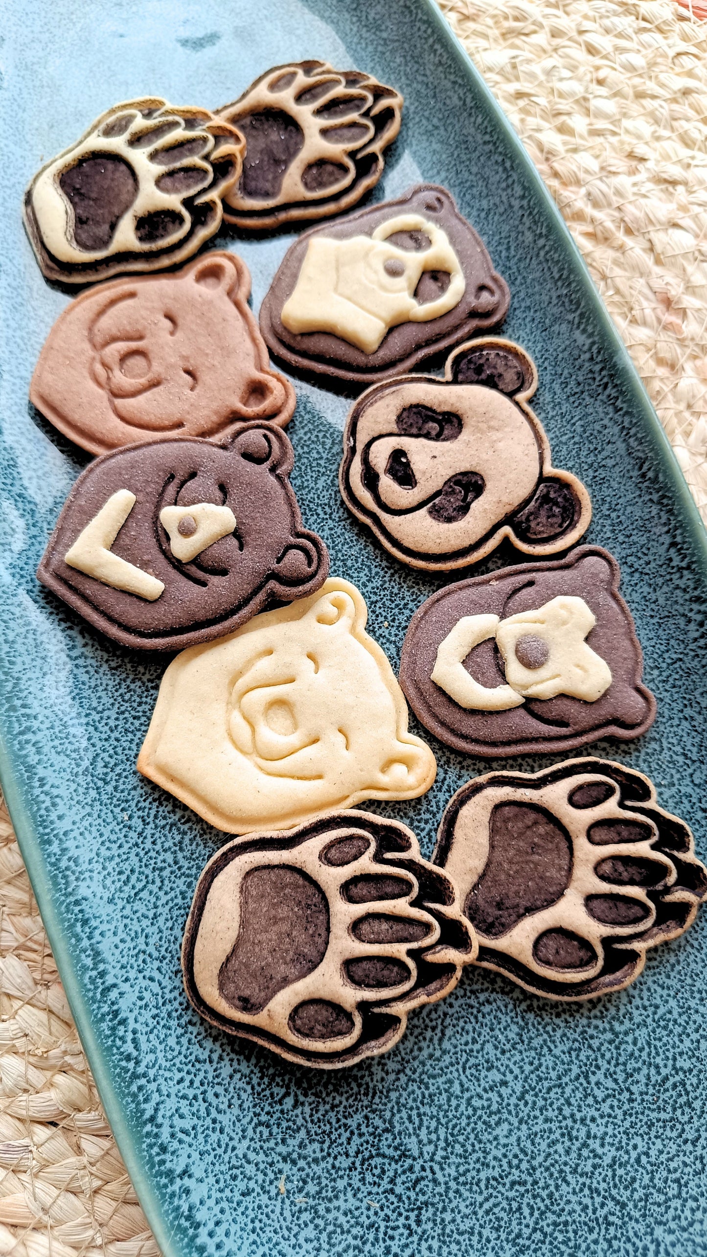 Gryzzly head - cookie cutter set