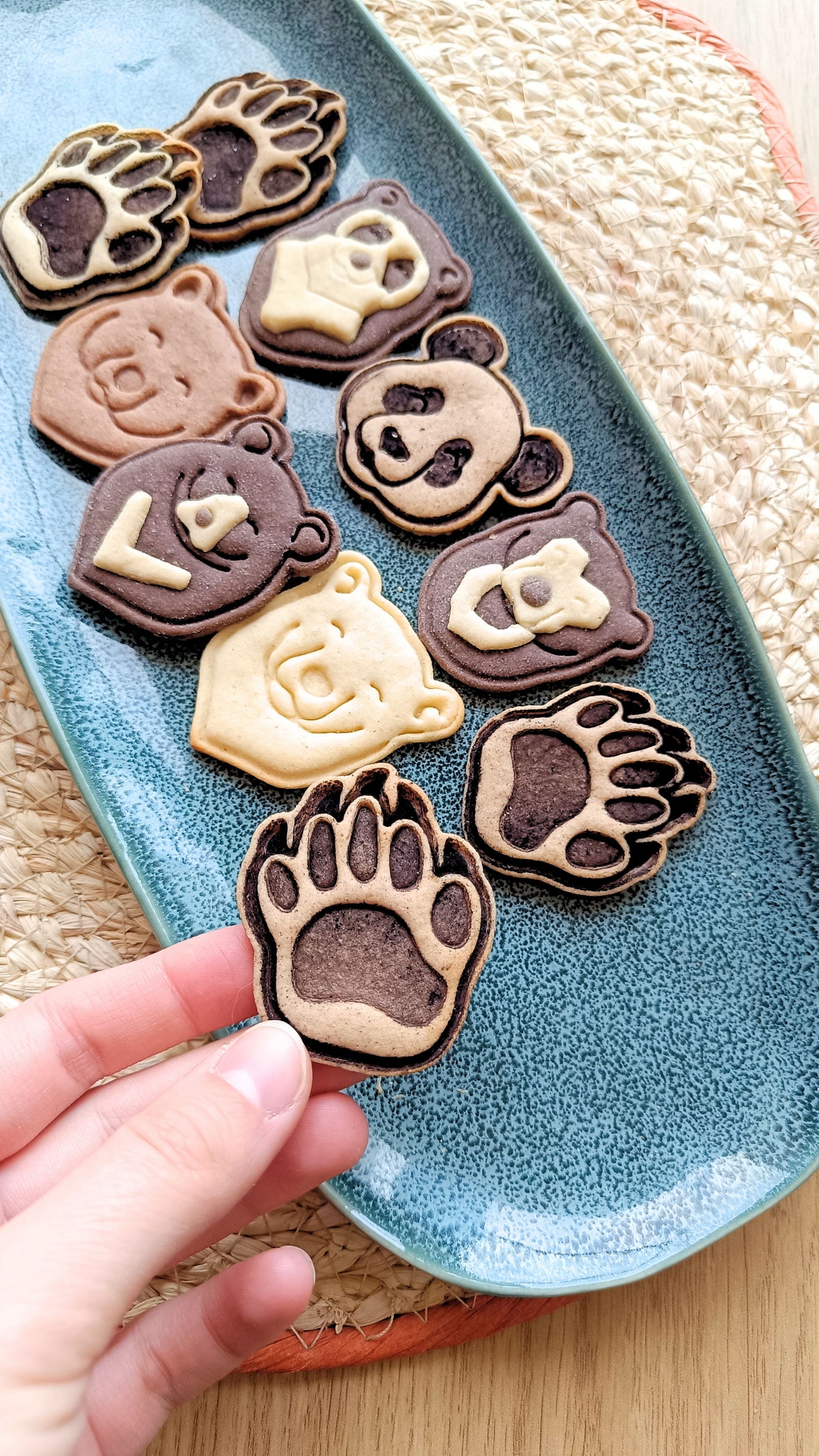 Bear paw - cookie cutter set