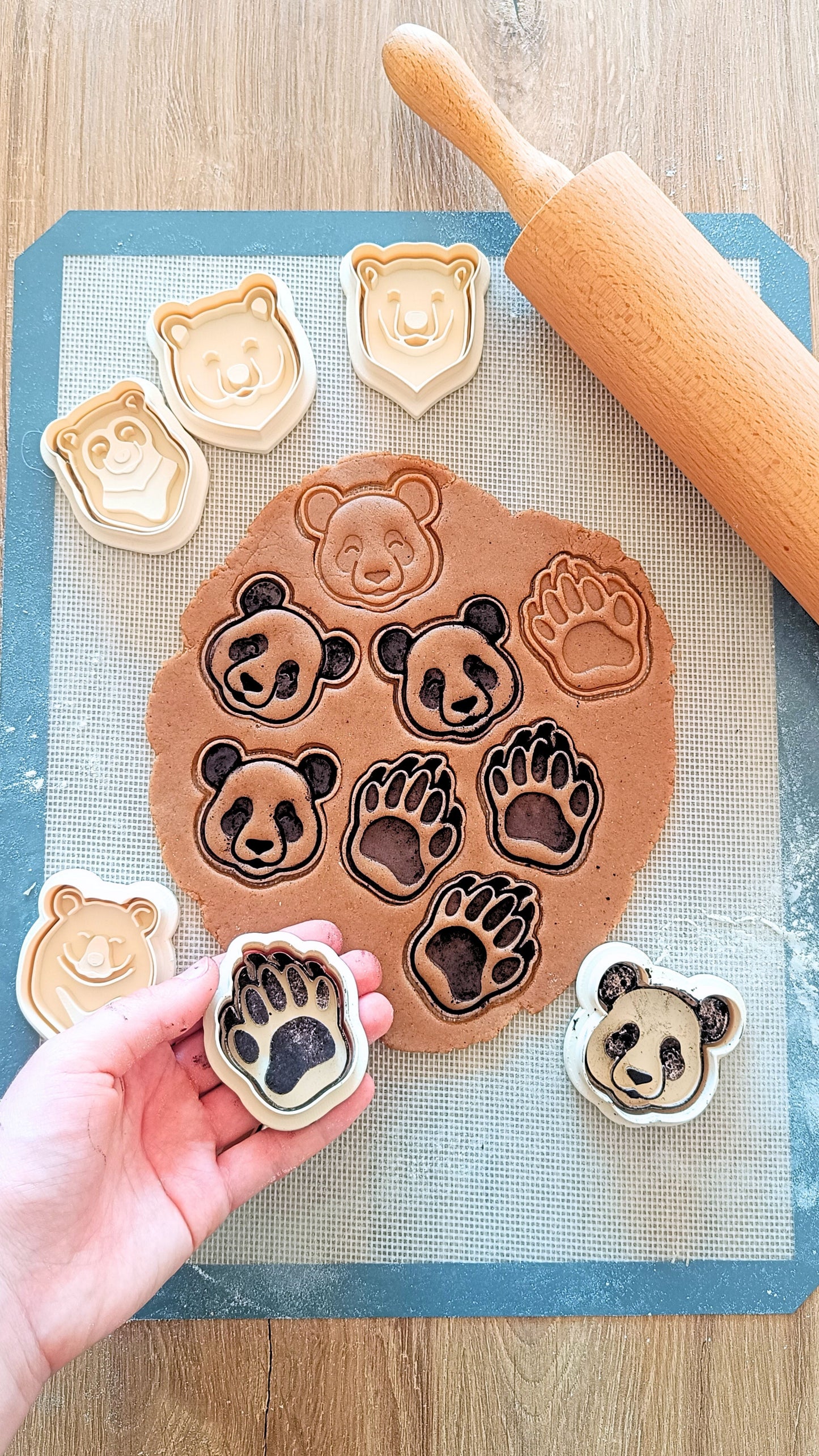 Bear paw - cookie cutter set