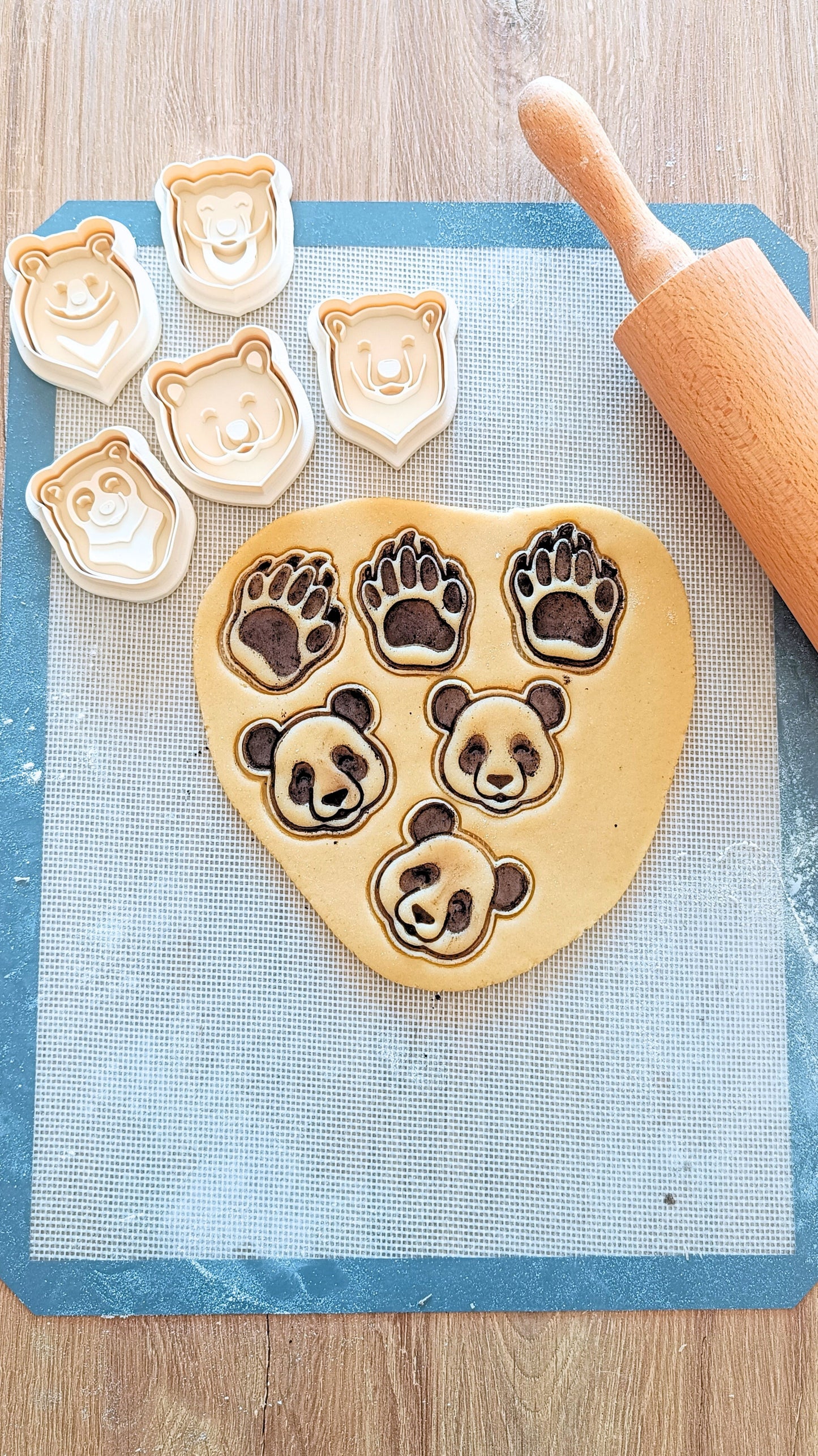 Bear paw - cookie cutter set