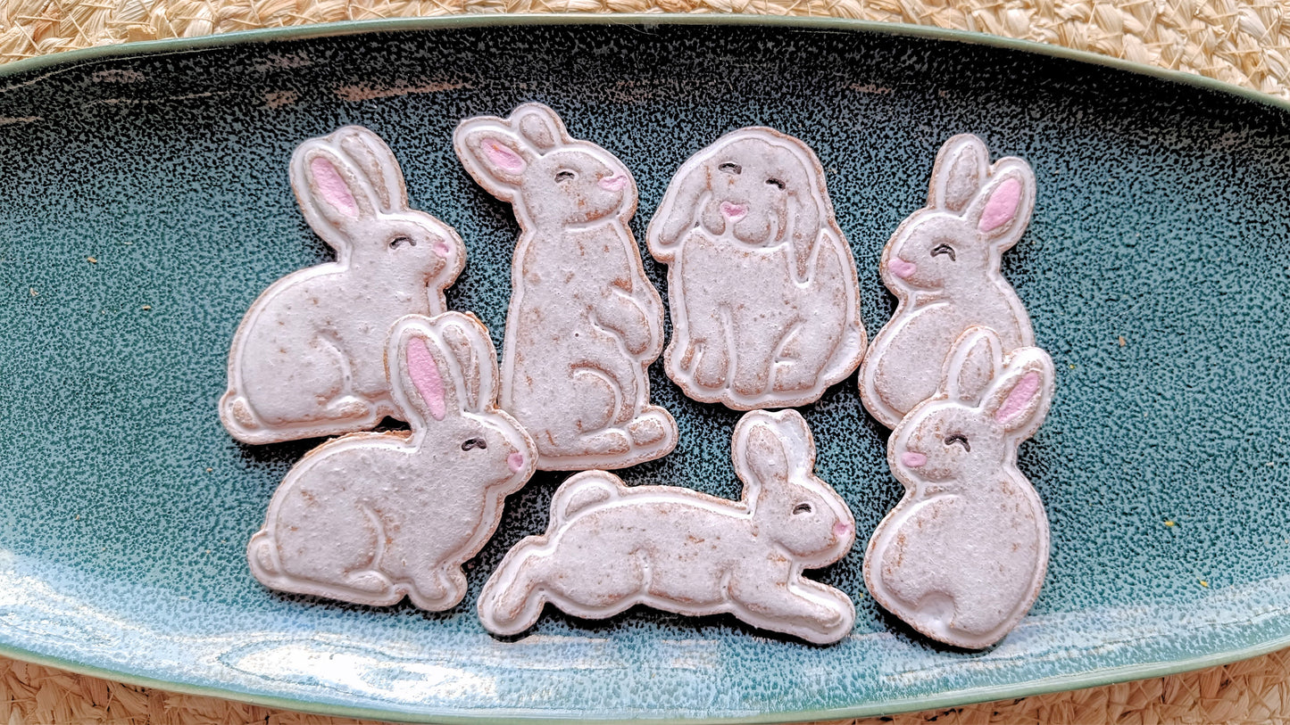 Turned bunny - cookie cutter set