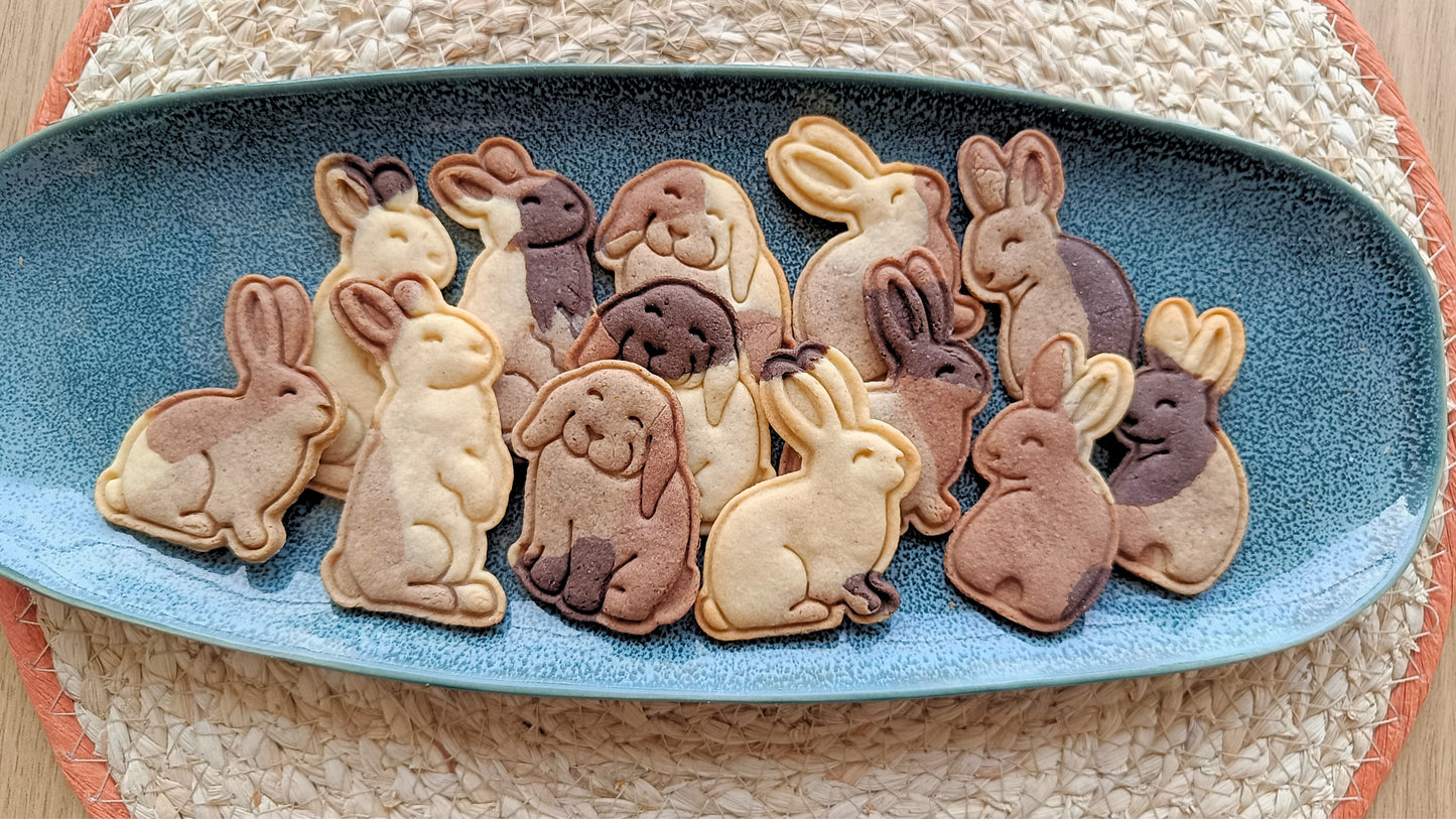 Standing bunny - cookie cutter set
