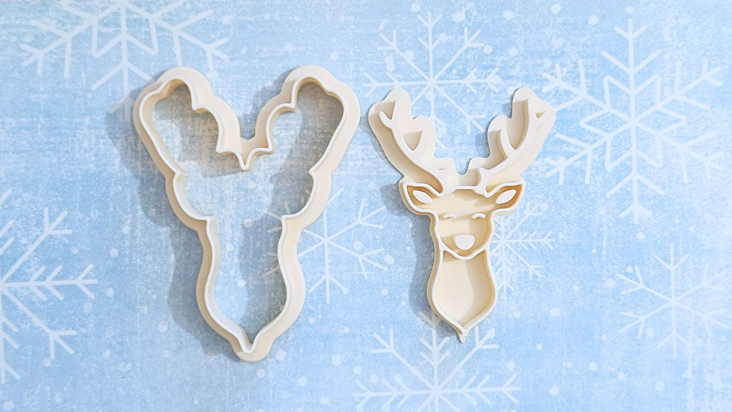 Christmas deer - cookie cutter set