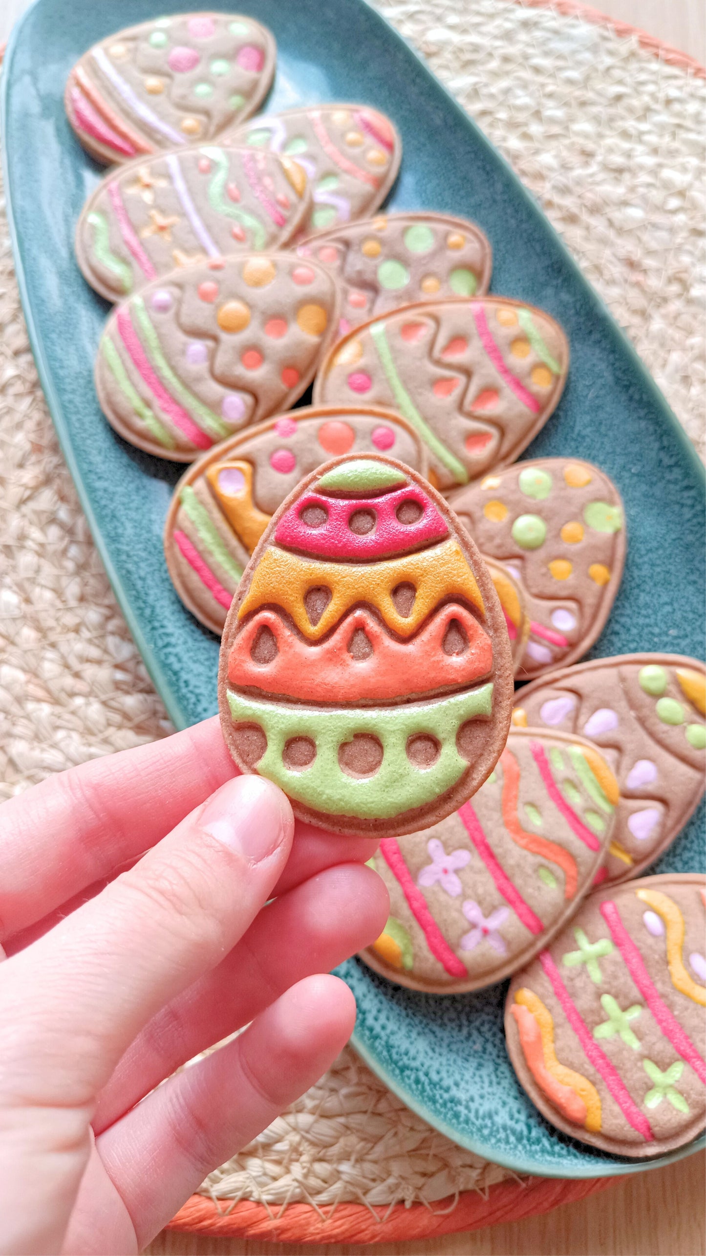Decorated eggs - cookie cutter set