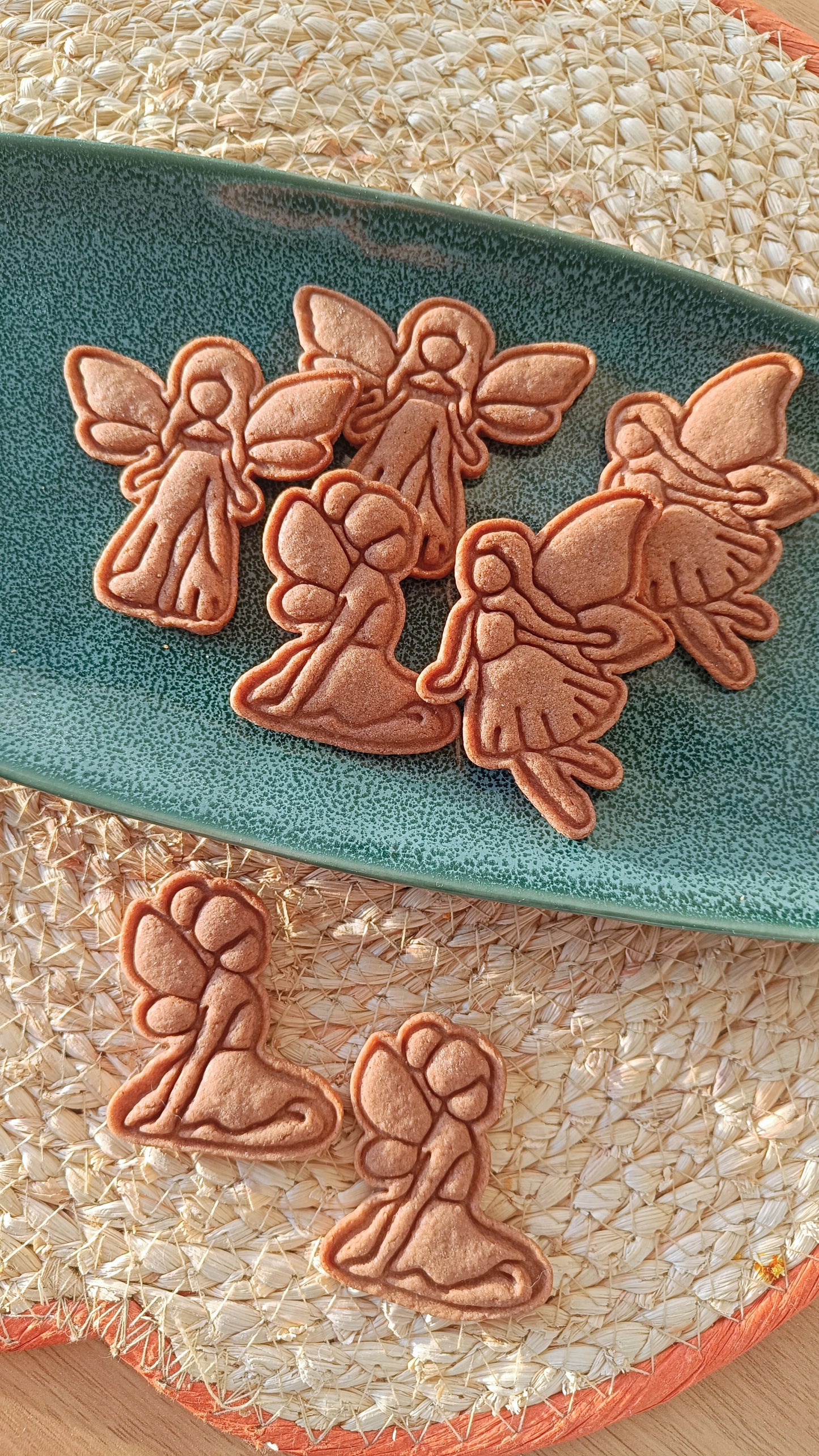 Fairy, sitting - cookie cutter set