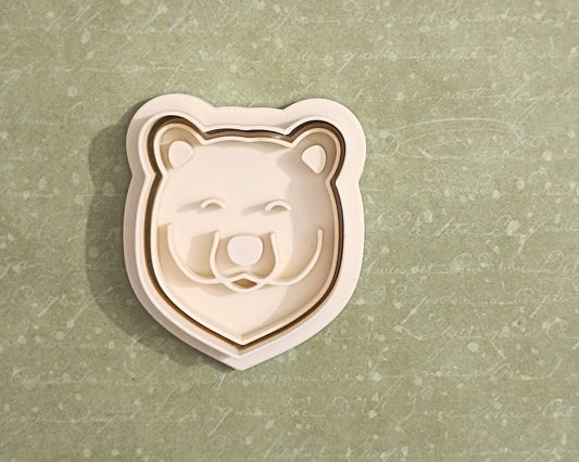 Gryzzly head - cookie cutter set