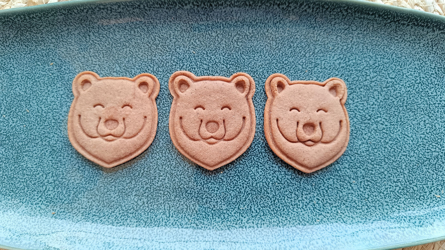 Gryzzly head - cookie cutter set