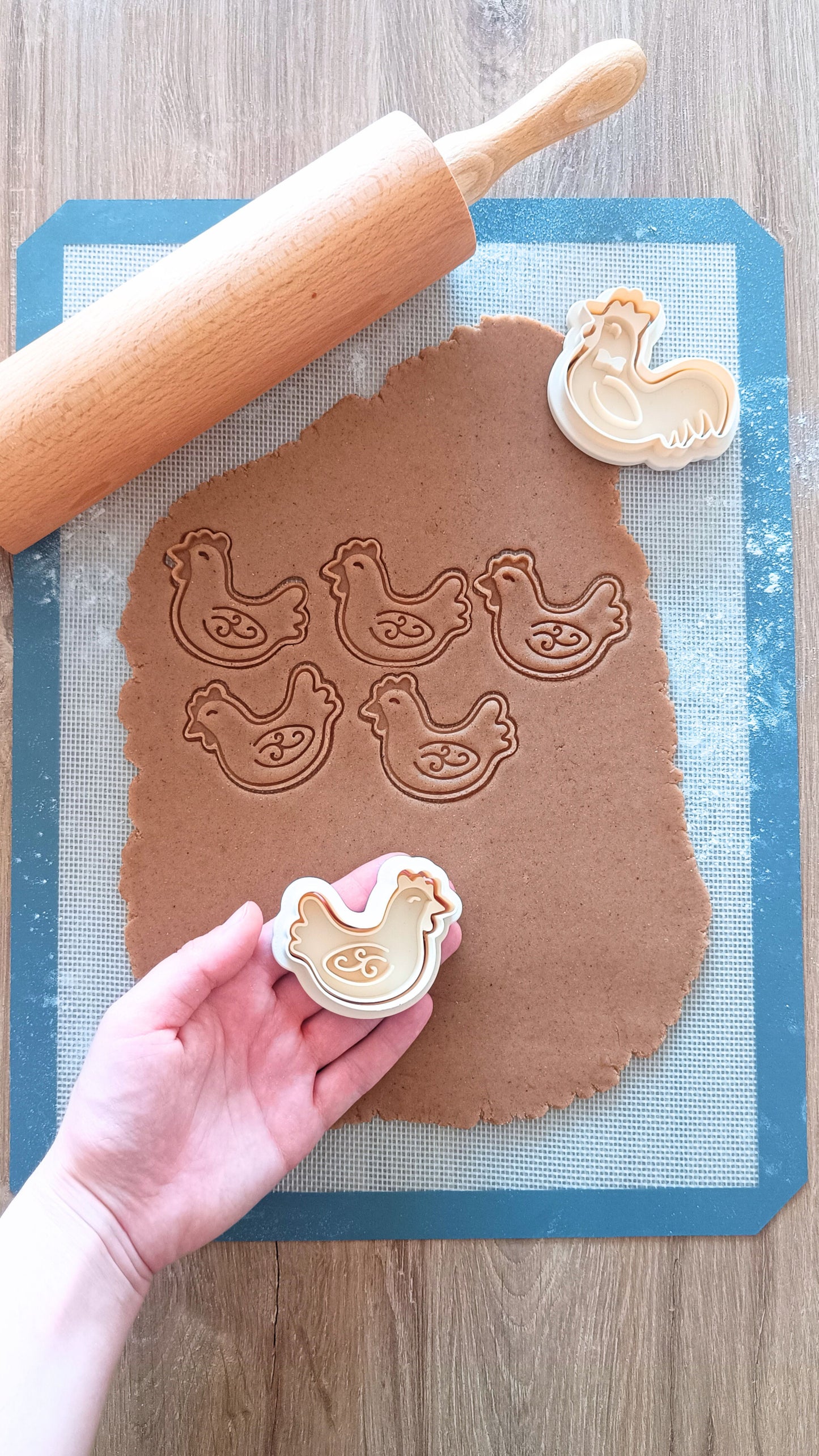 Hen - cookie cutter set