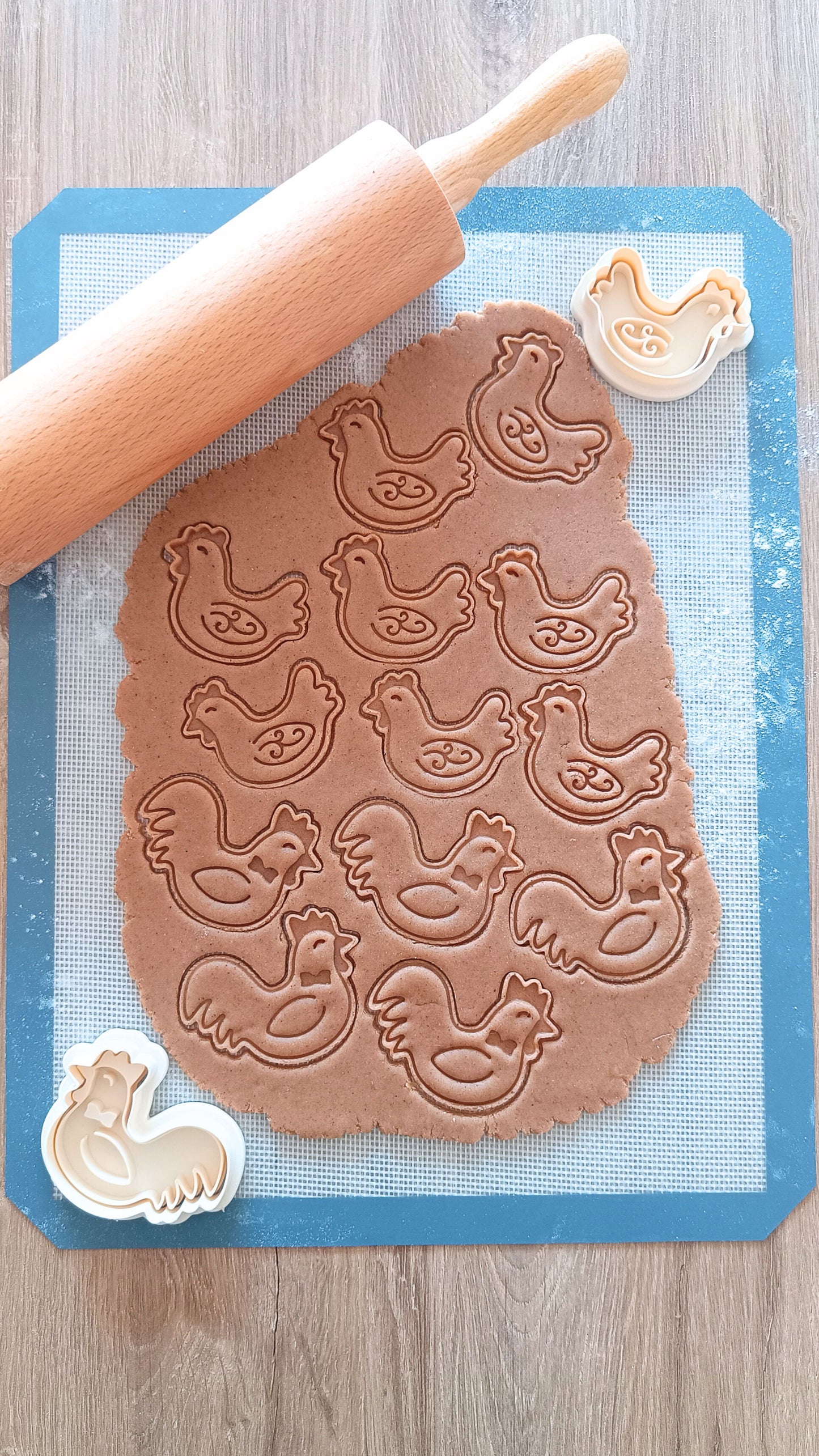 Rooster - cookie cutter set