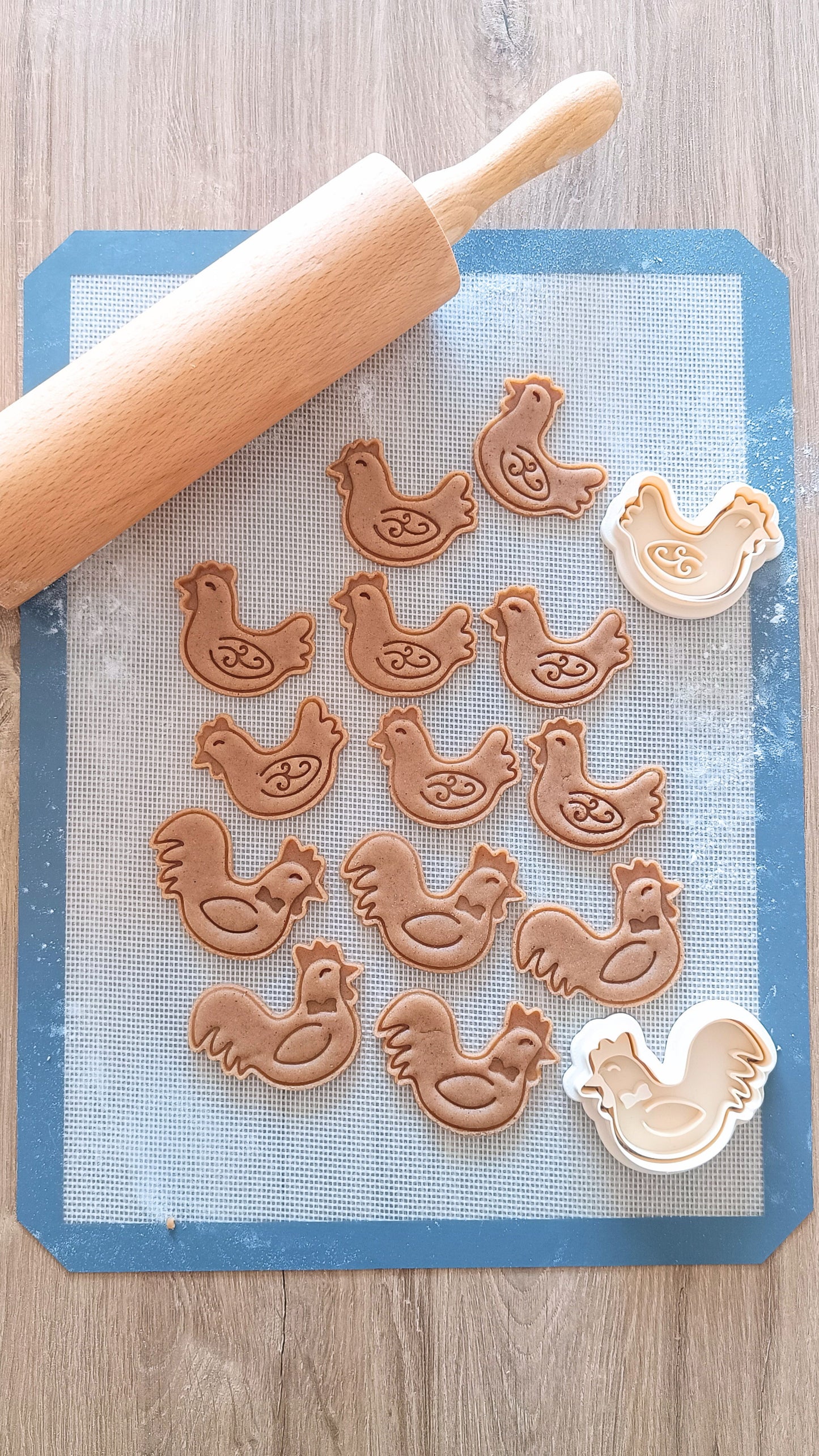 Hen - cookie cutter set