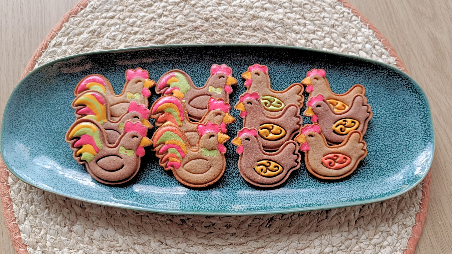 Rooster - cookie cutter set