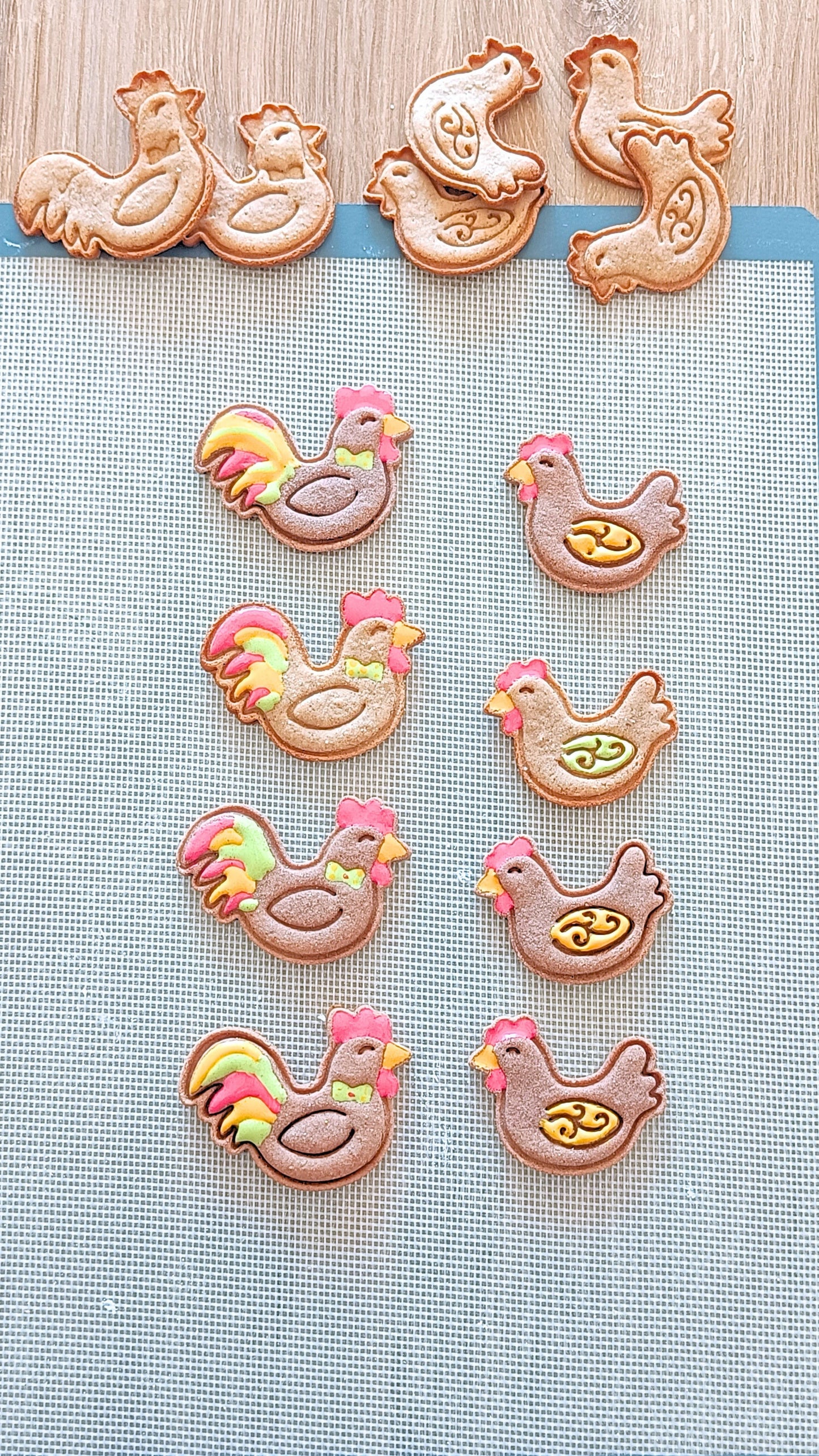 Rooster - cookie cutter set