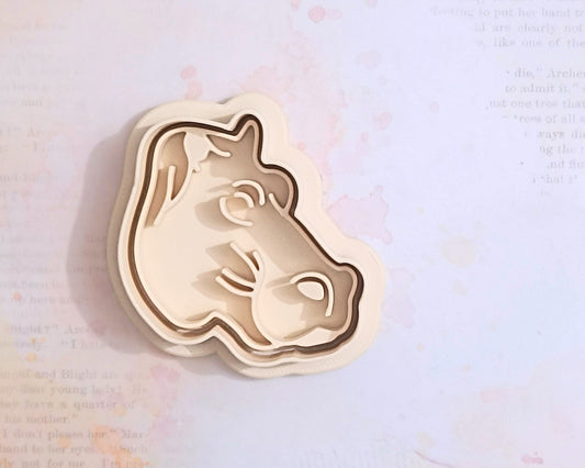 Hippopotamus head - cookie cutter set
