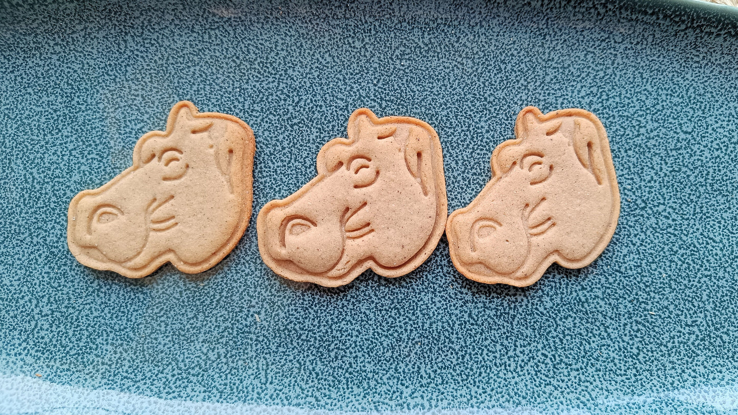 Hippopotamus head - cookie cutter set