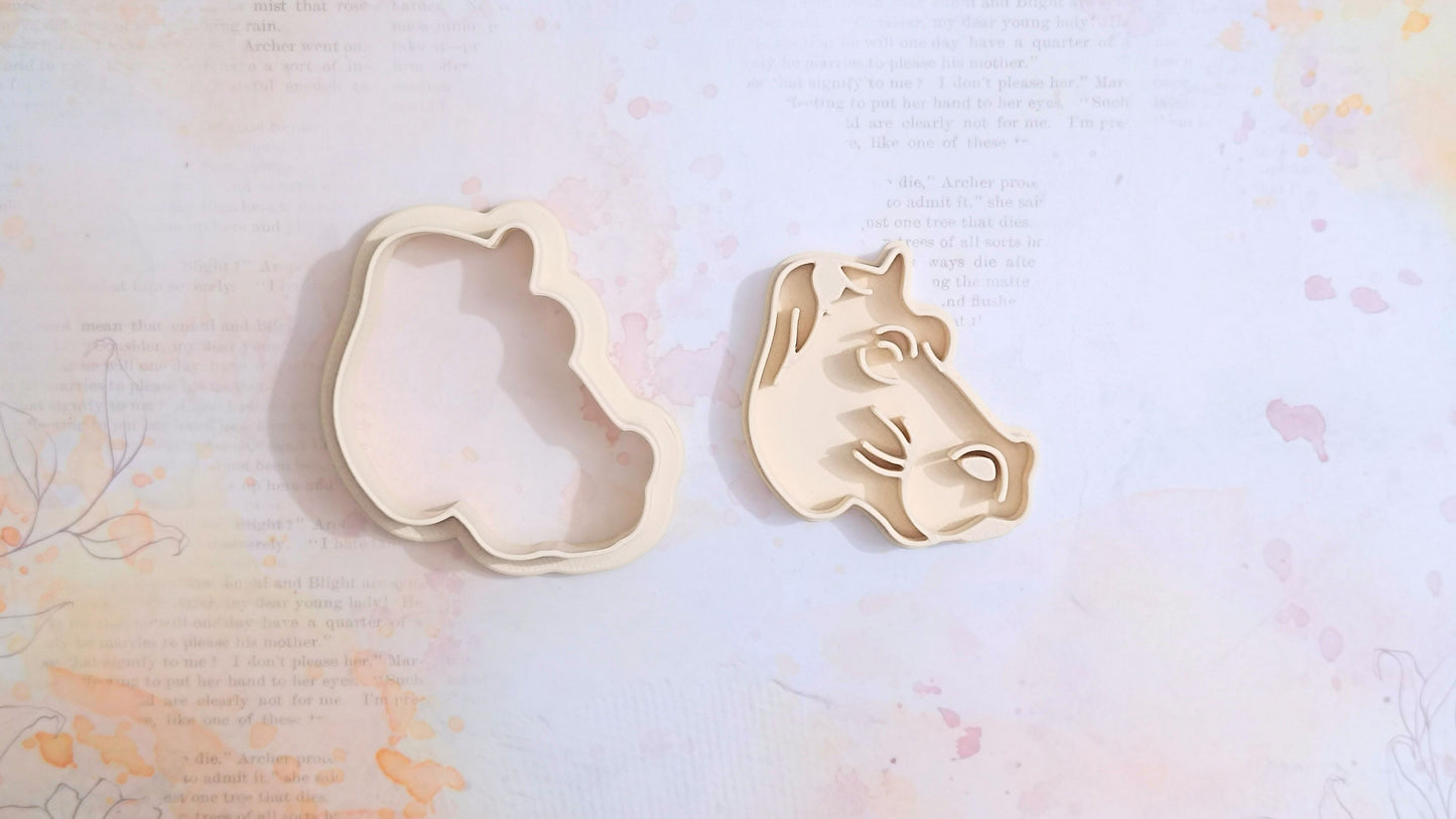 Hippopotamus head - cookie cutter set